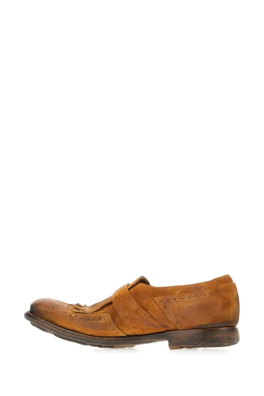 Church's Scarpe con fibbia Shanghai W in pelle scamosciata caramello, view 3