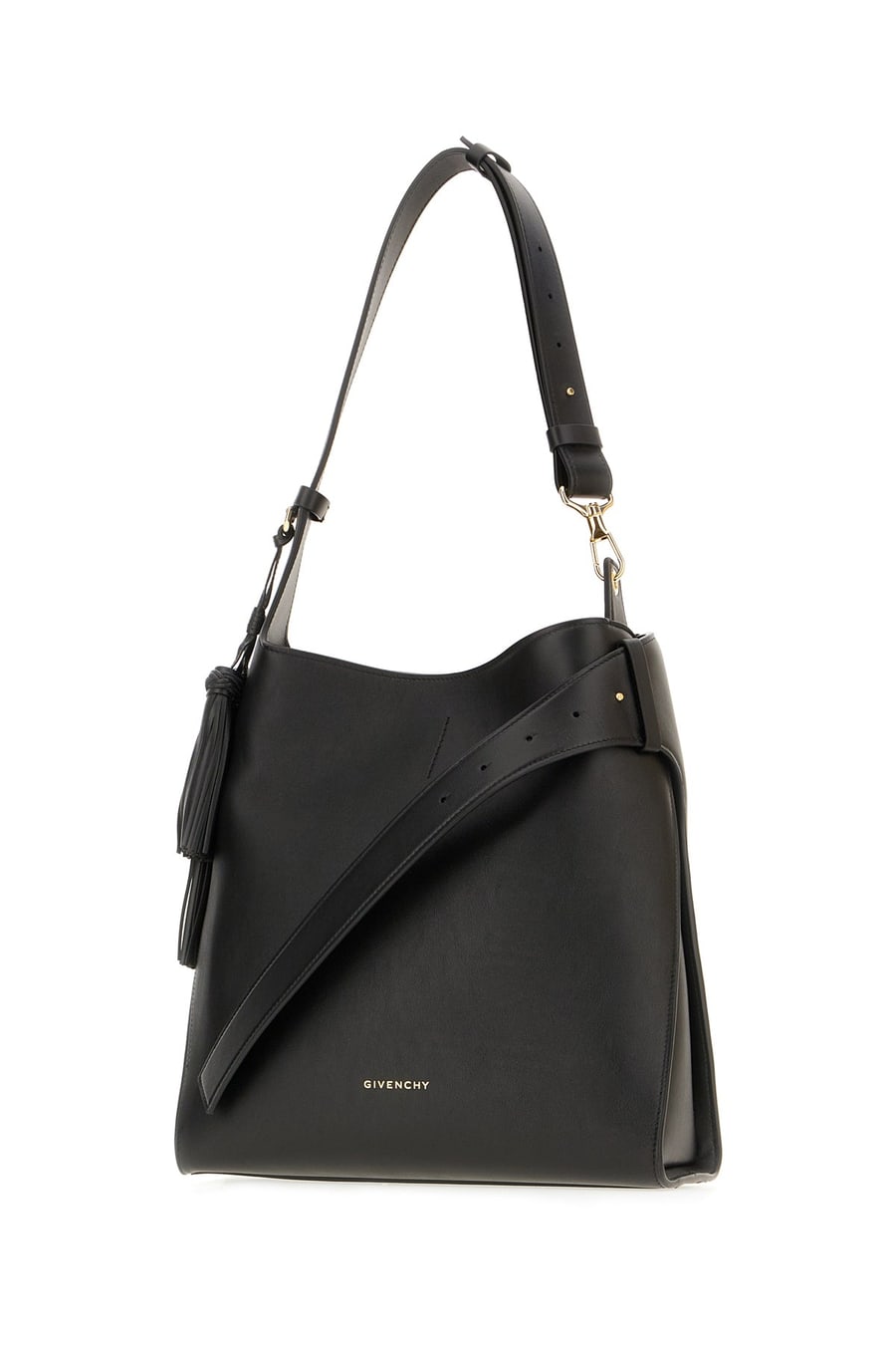 Givenchy Borsa a spalla in pelle nera, view 2
