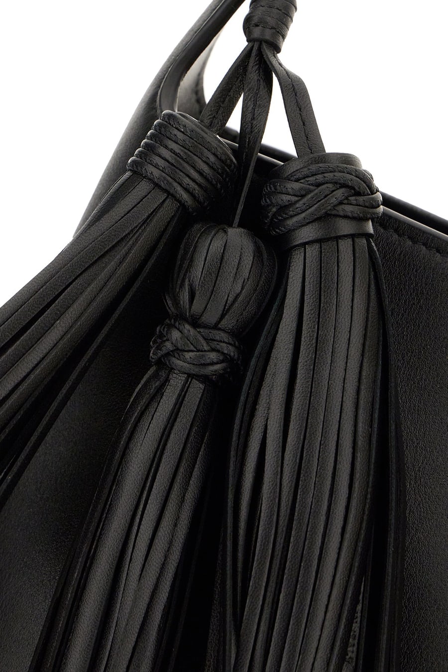 Givenchy Borsa a spalla in pelle nera, view 4