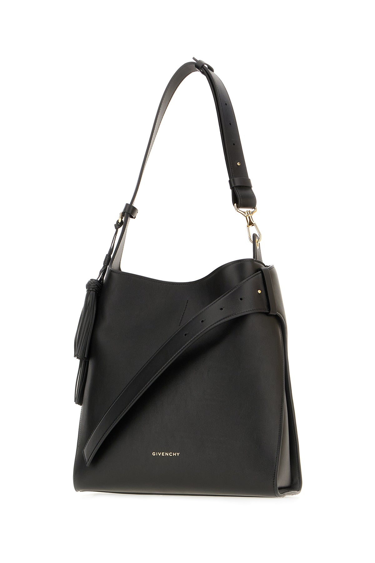 Givenchy Borsa a spalla in pelle nera, view 2
