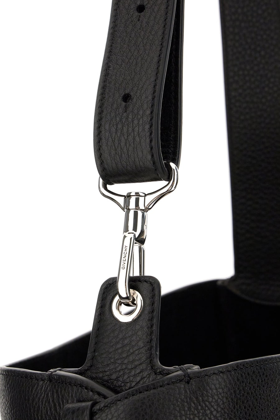 Givenchy Borsa shopping in pelle nera, view 4