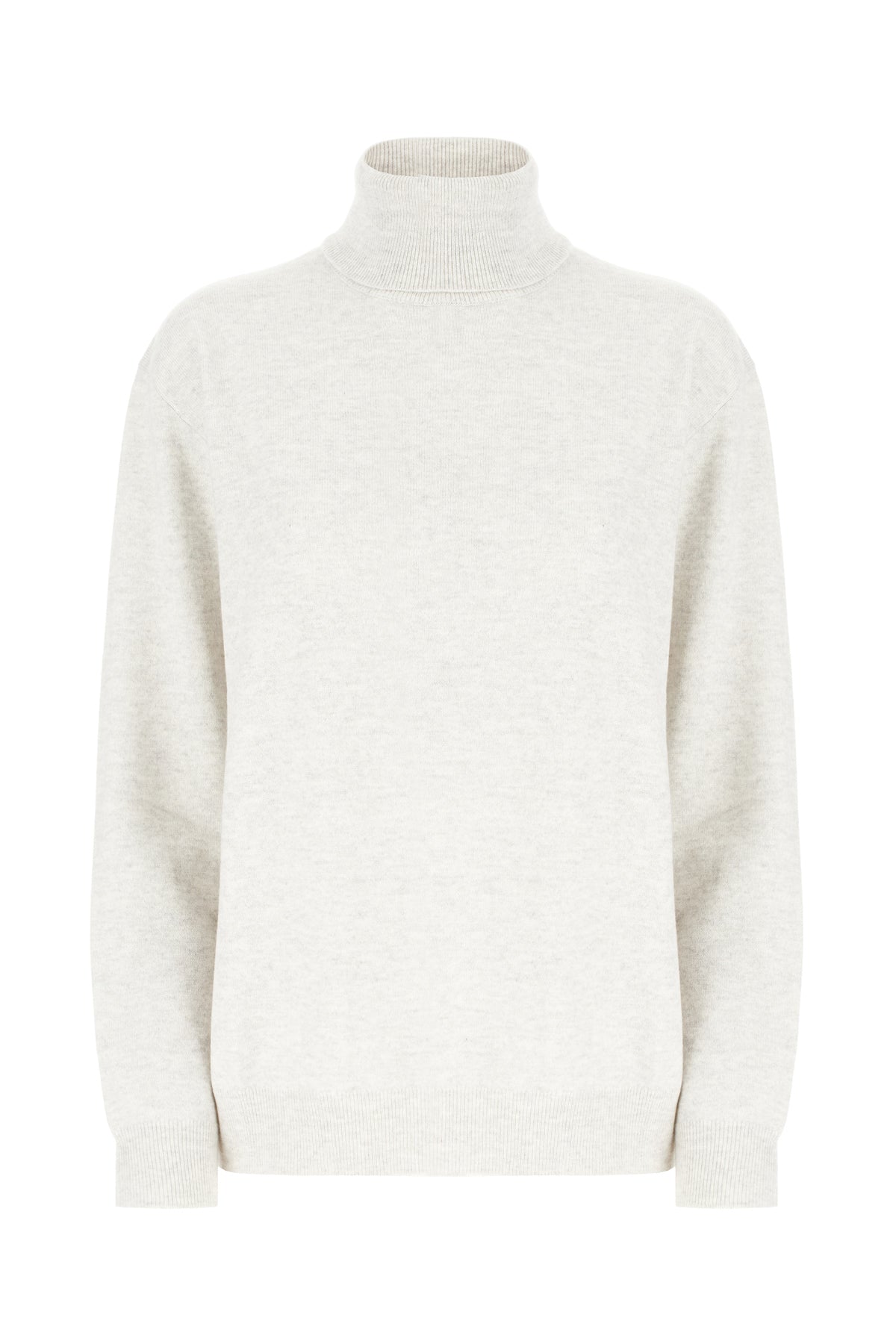 Brunello Cucinelli Maglione in lana grigio chiaro