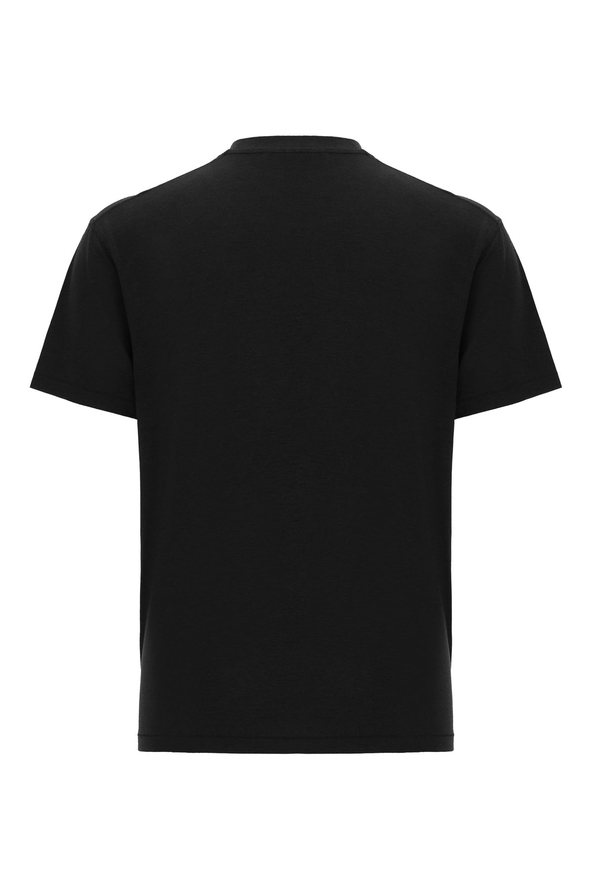 Tom Ford T-shirt in misto lyocell nero, view 2