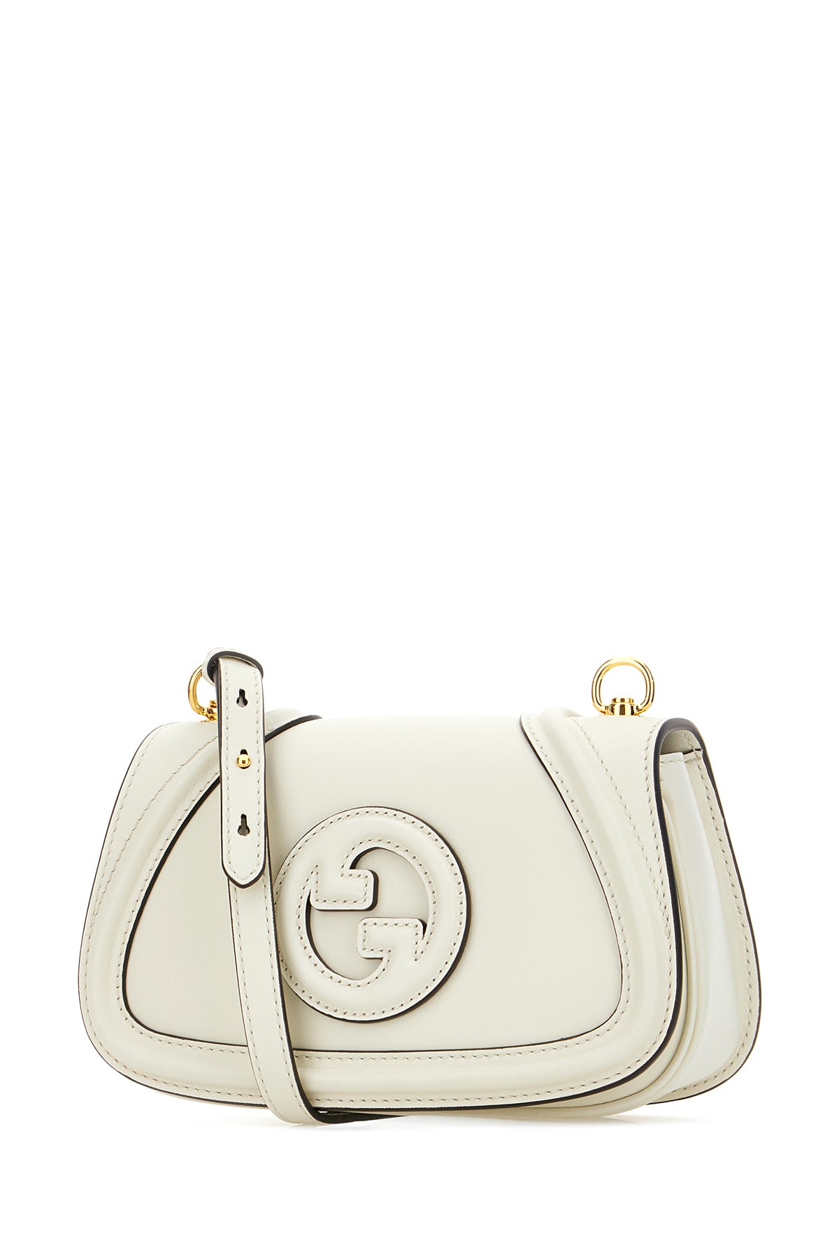 Gucci Borsa a tracolla Gucci Blondie piccola in pelle avorio, view 2