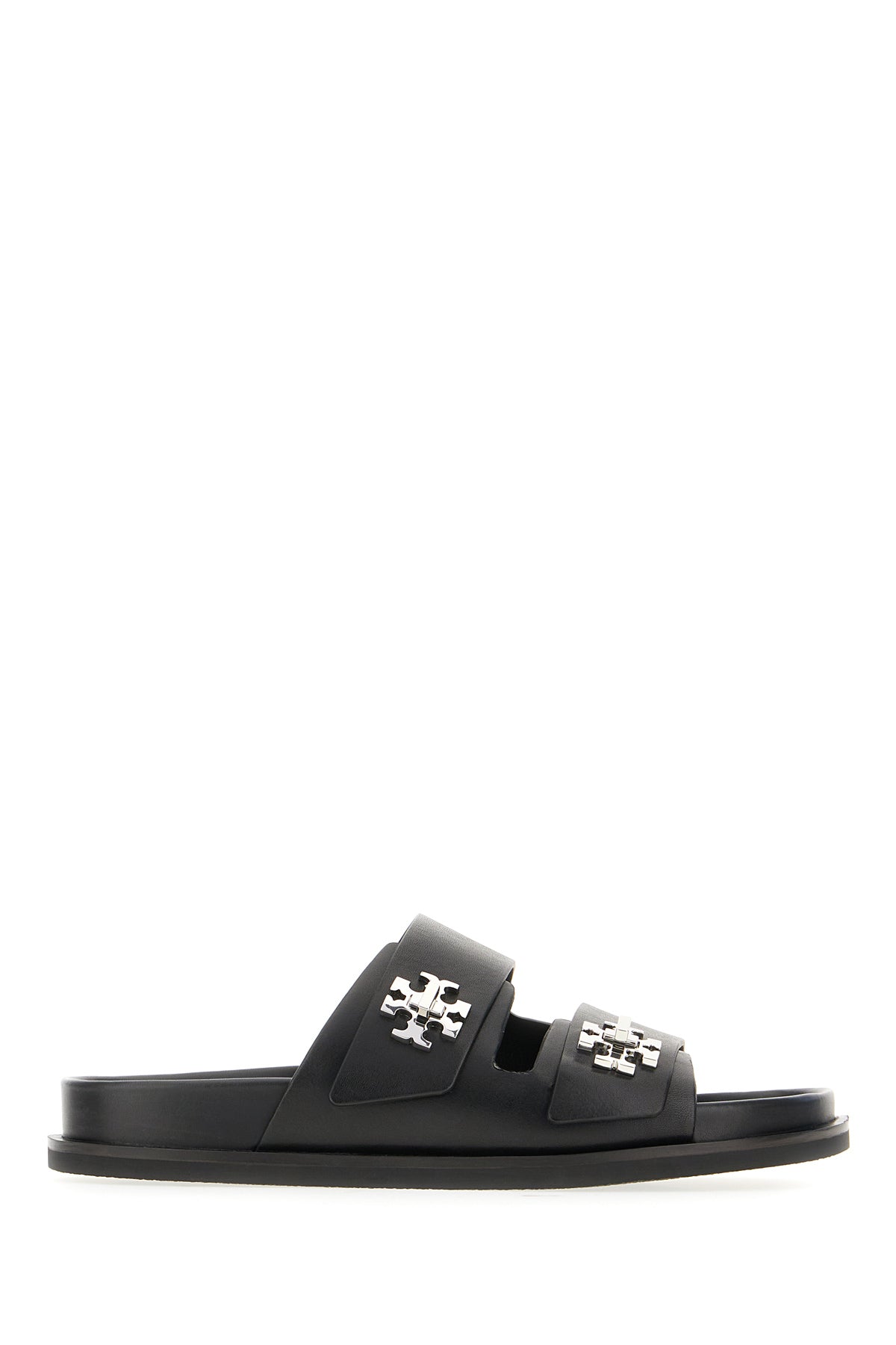 Tory Burch Sandali Slider in pelle nera