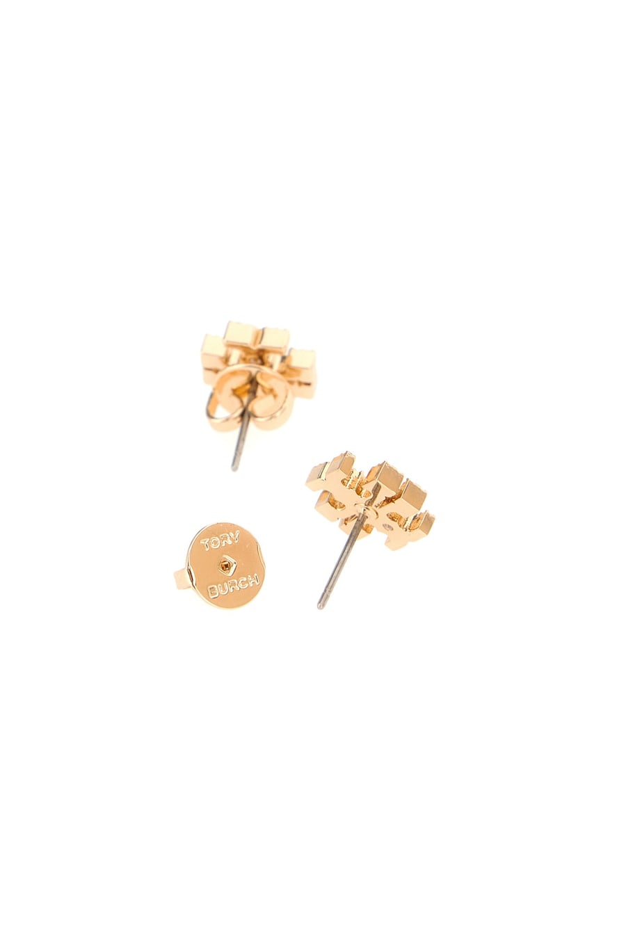 Tory Burch Orecchini Kira pavé in metallo, view 3