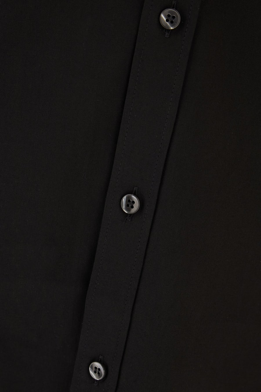 Dolce & Gabbana Camicia in popeline nera, view 3