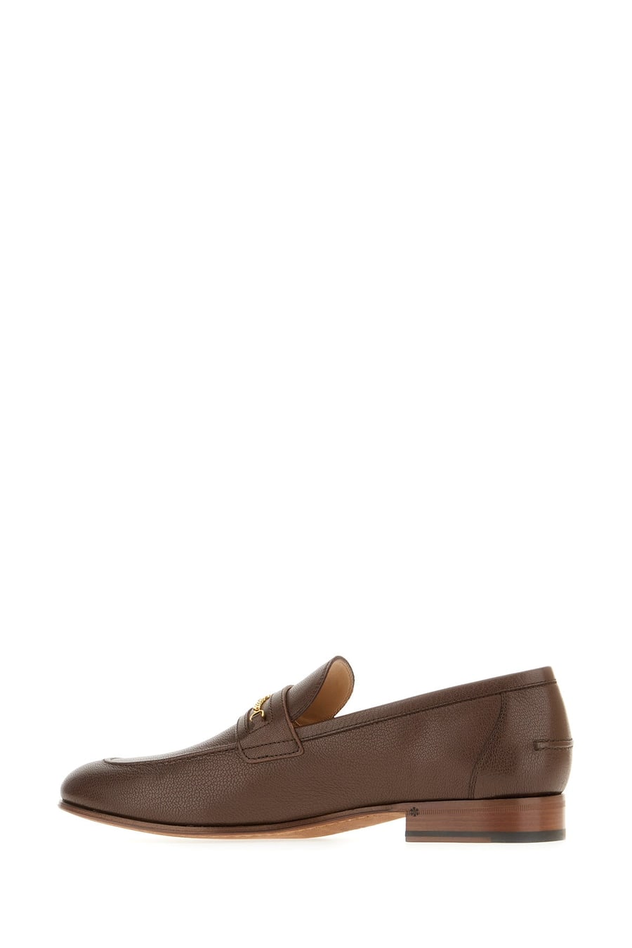 Valentino Garavani Mocassini in pelle cioccolato, view 3
