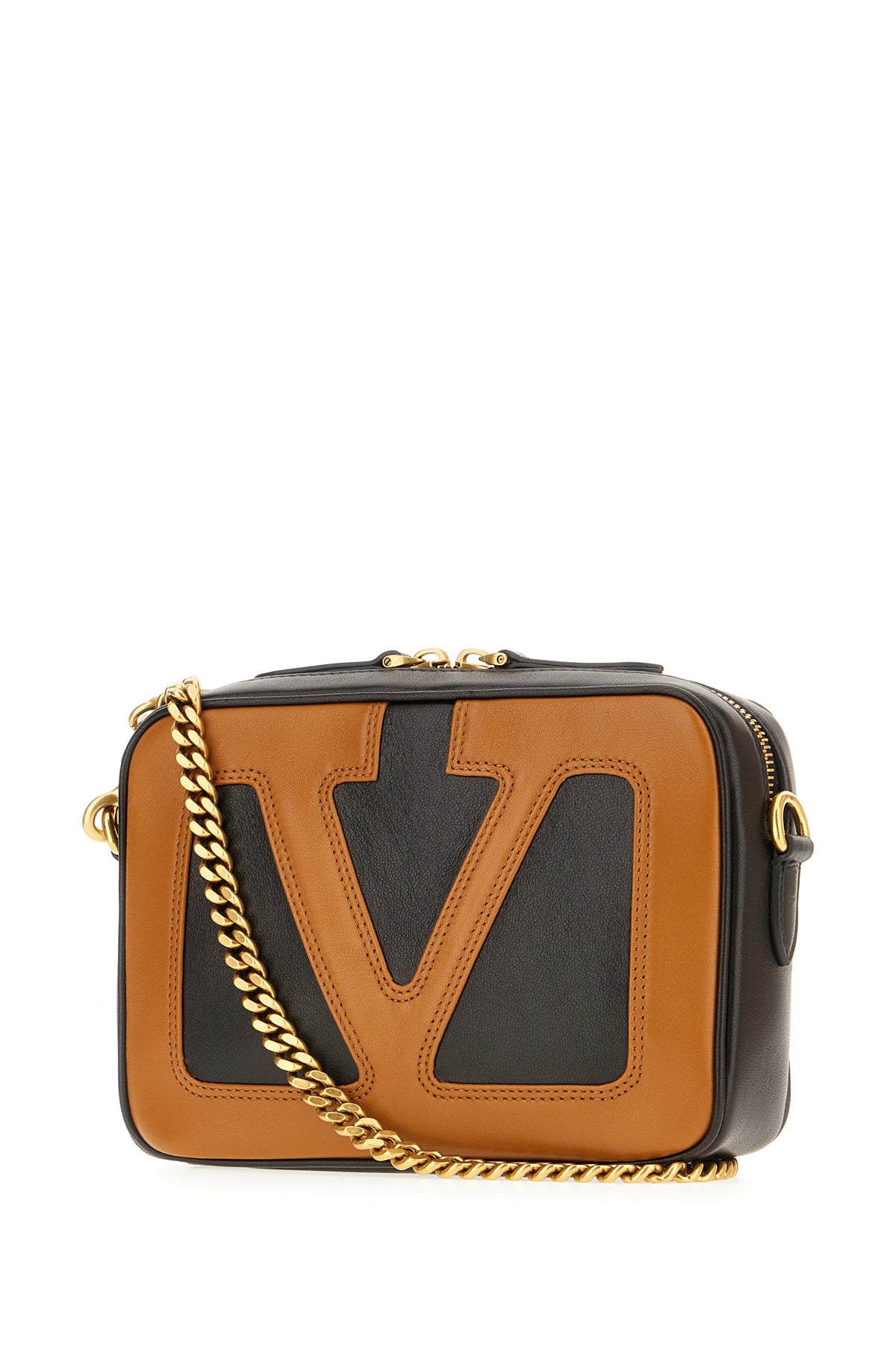 Valentino Garavani Borsa a tracolla Viva Superstar in nappa nera, view 2