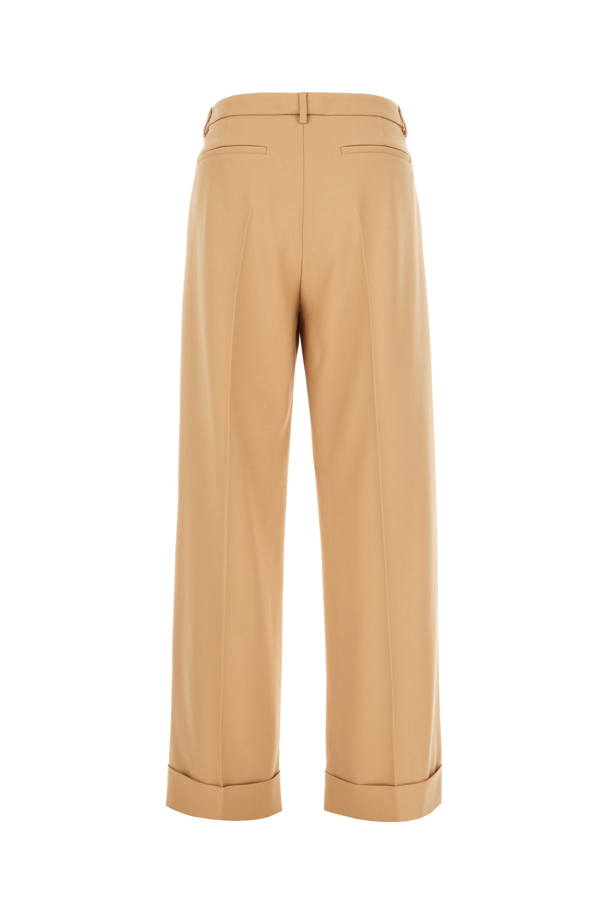 Valentino Garavani Pantalone in lana cammello, view 2