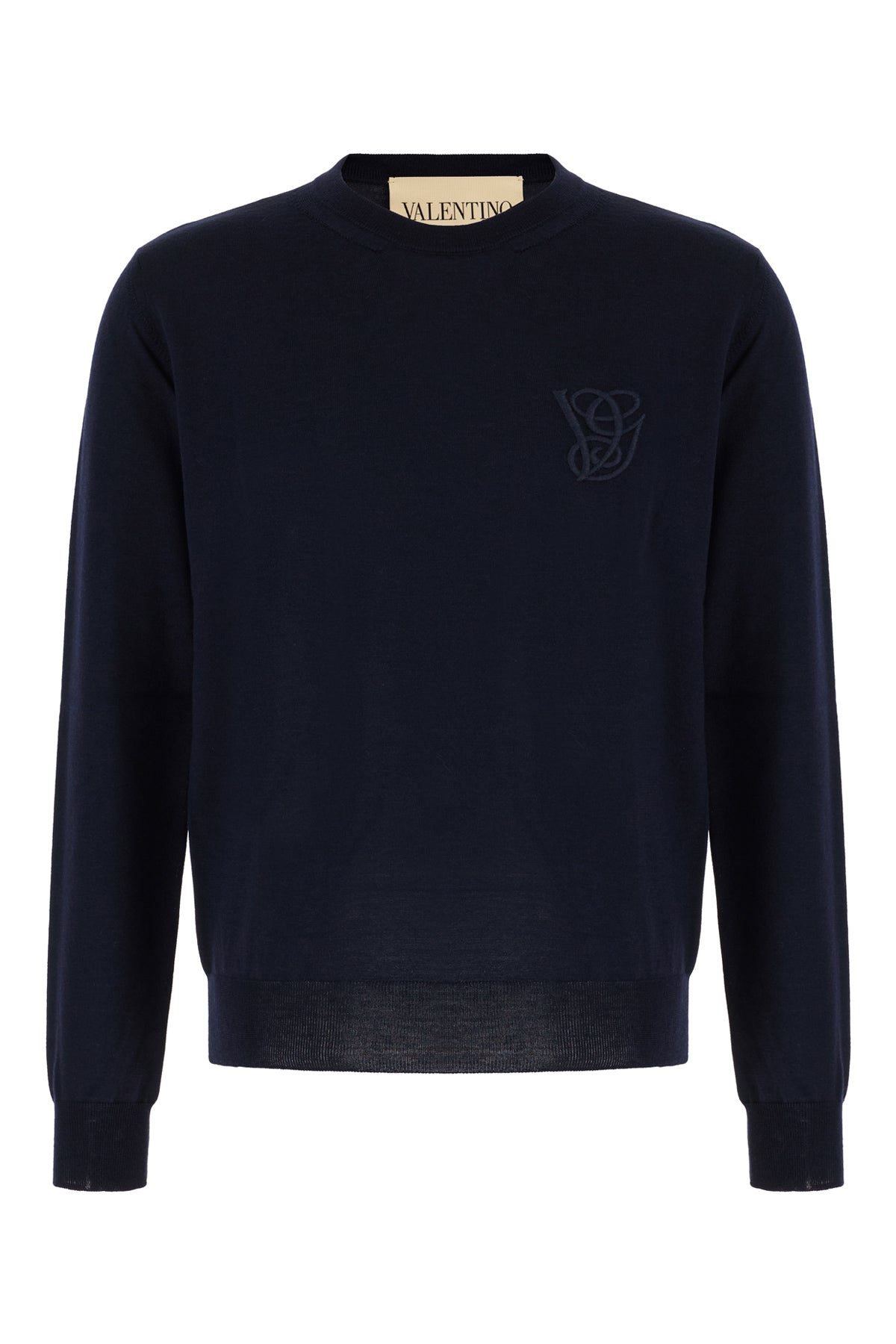 Valentino Garavani Maglione in lana blu navy