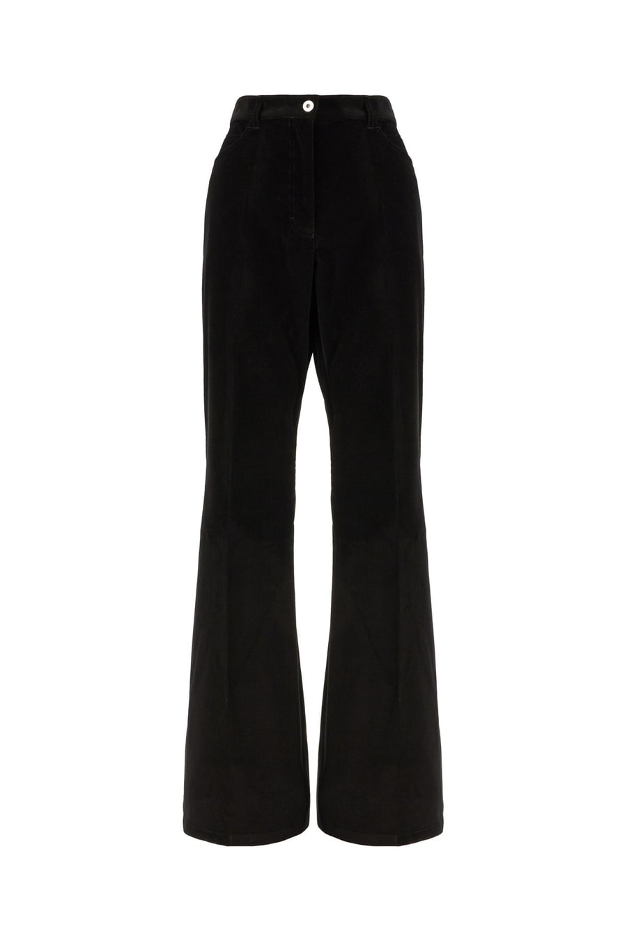 Ferragamo Pantalone in cotone stretch nero