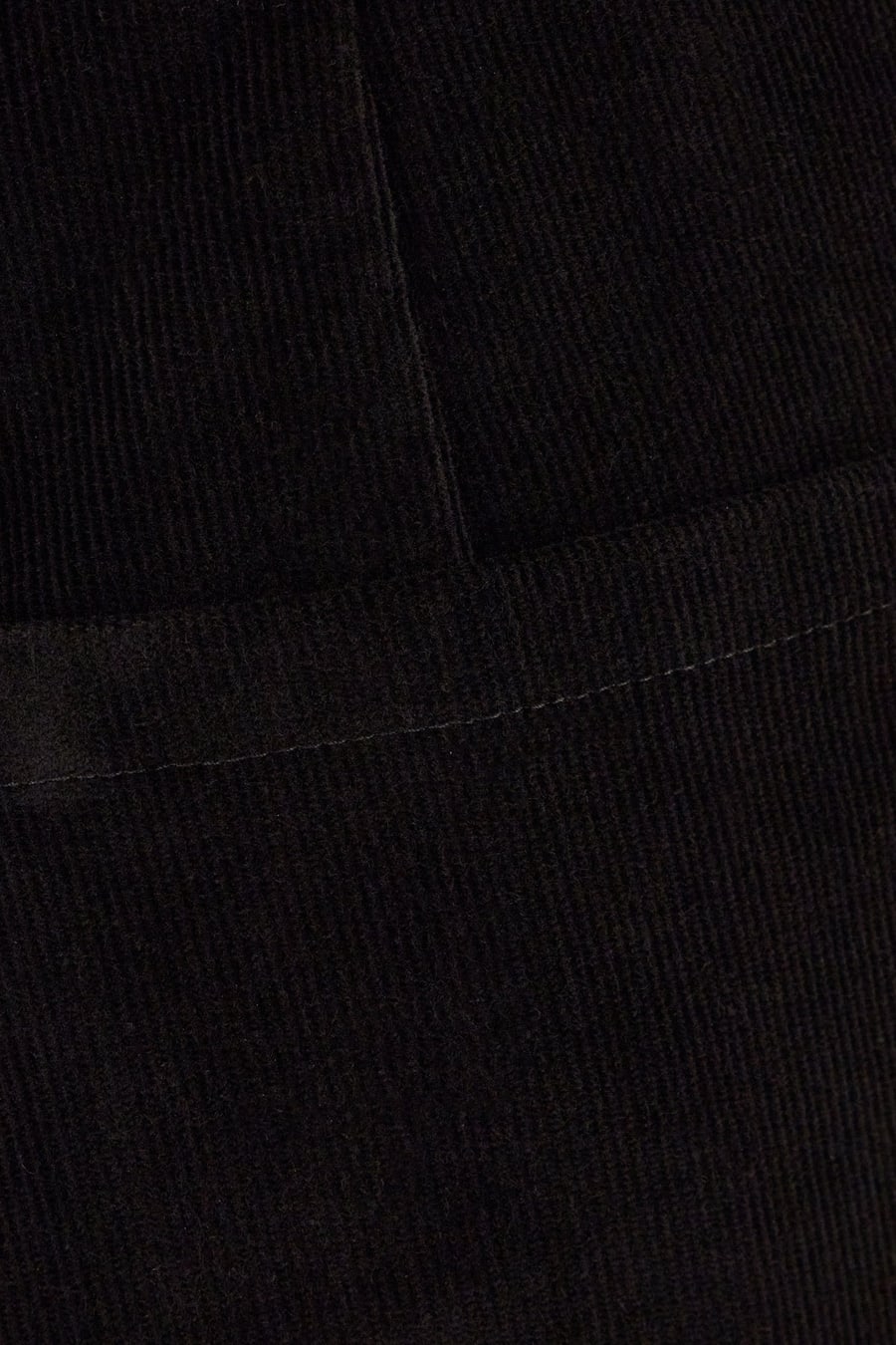 Ferragamo Pantalone in cotone stretch nero, view 3