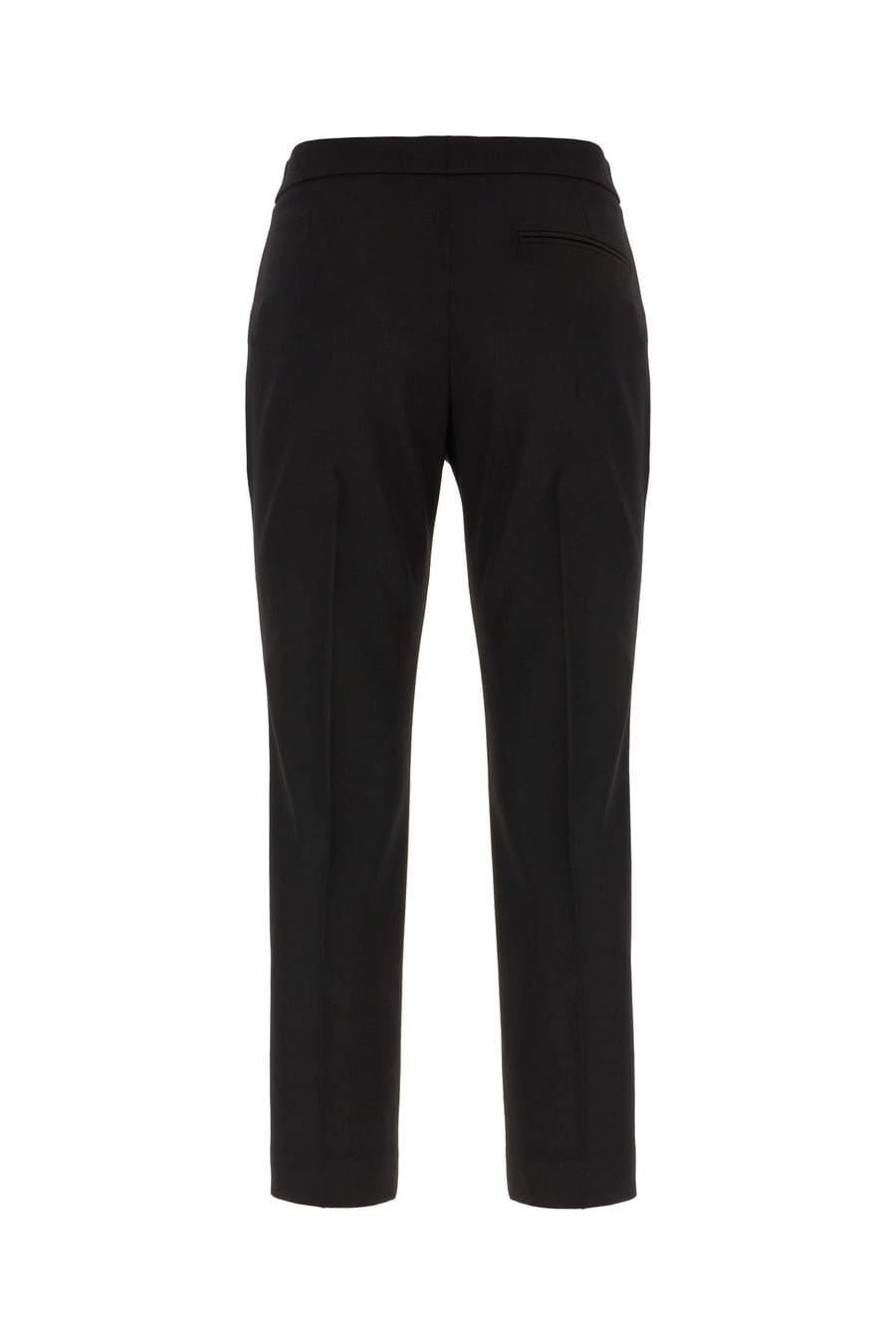 Alexander McQueen Pantalone in cotone nero, view 2