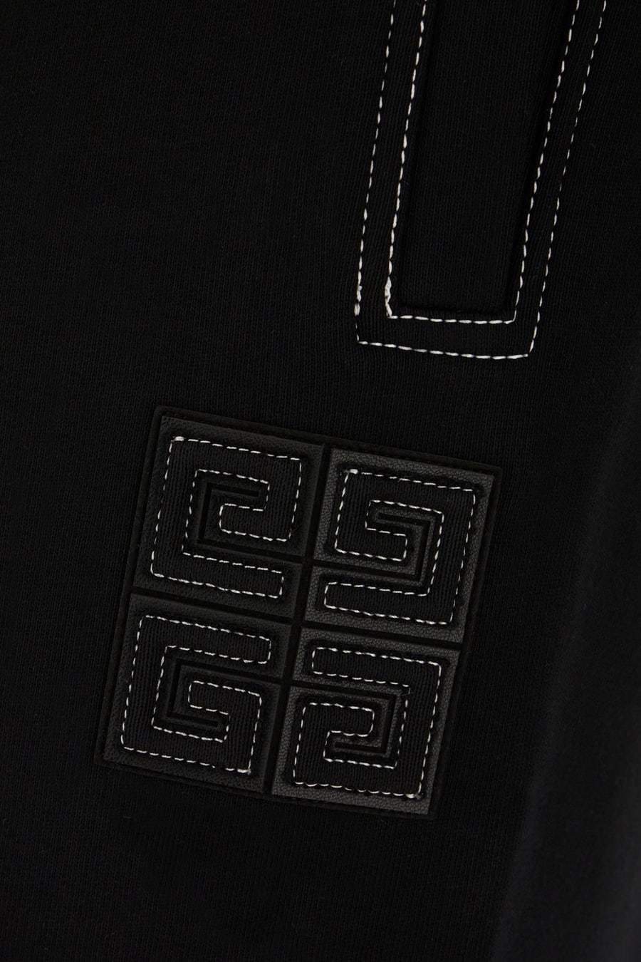 Givenchy Pantalone jogging in cotone nero, view 3