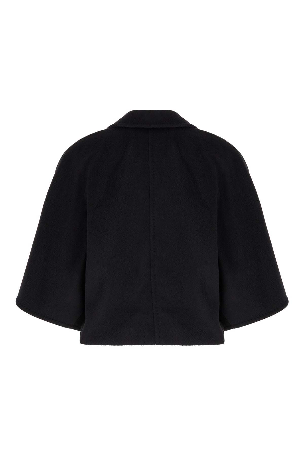 Max Mara Cappotto in misto lana nera, view 2