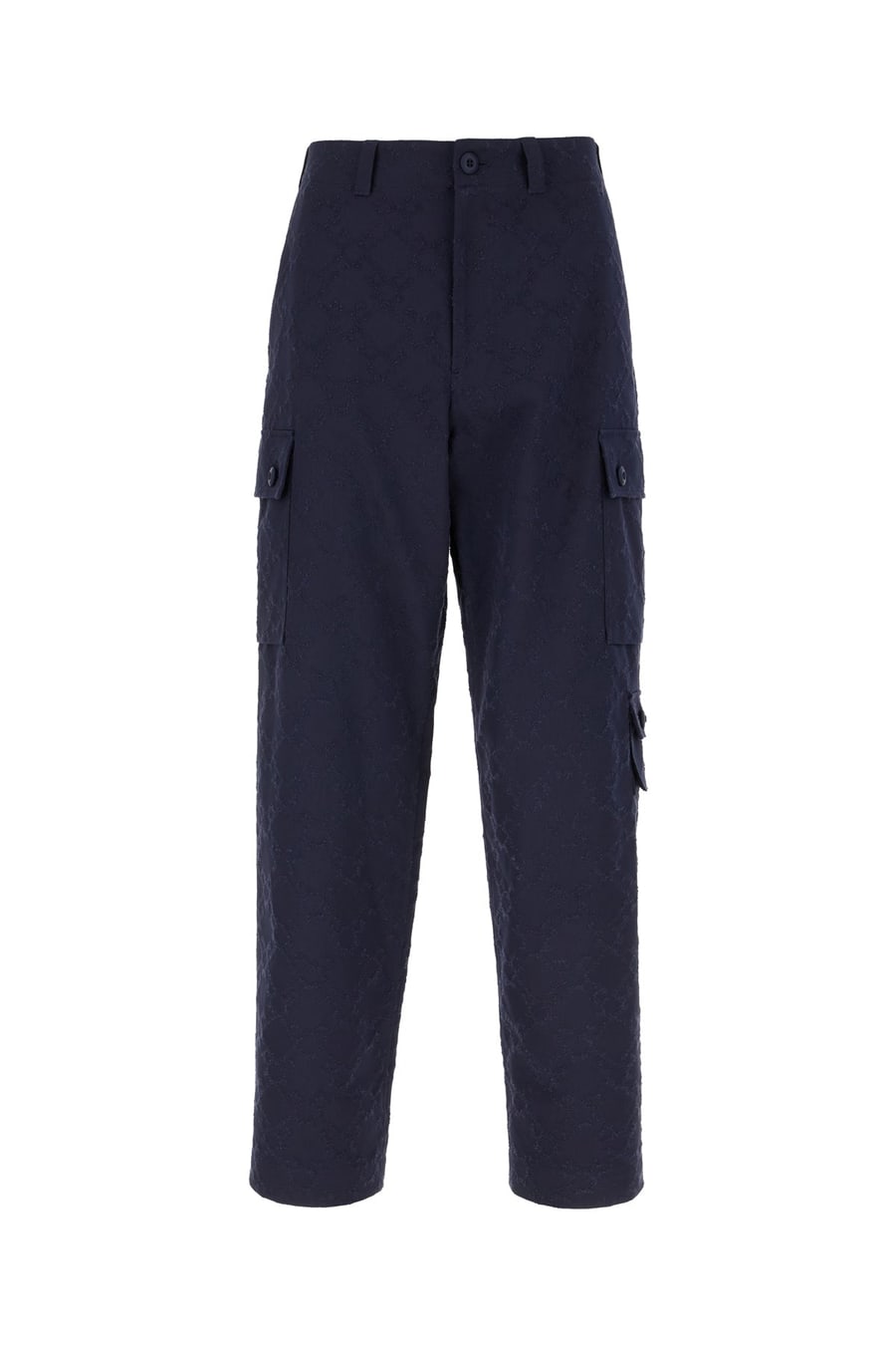 Givenchy Pantalone in cotone blu navy