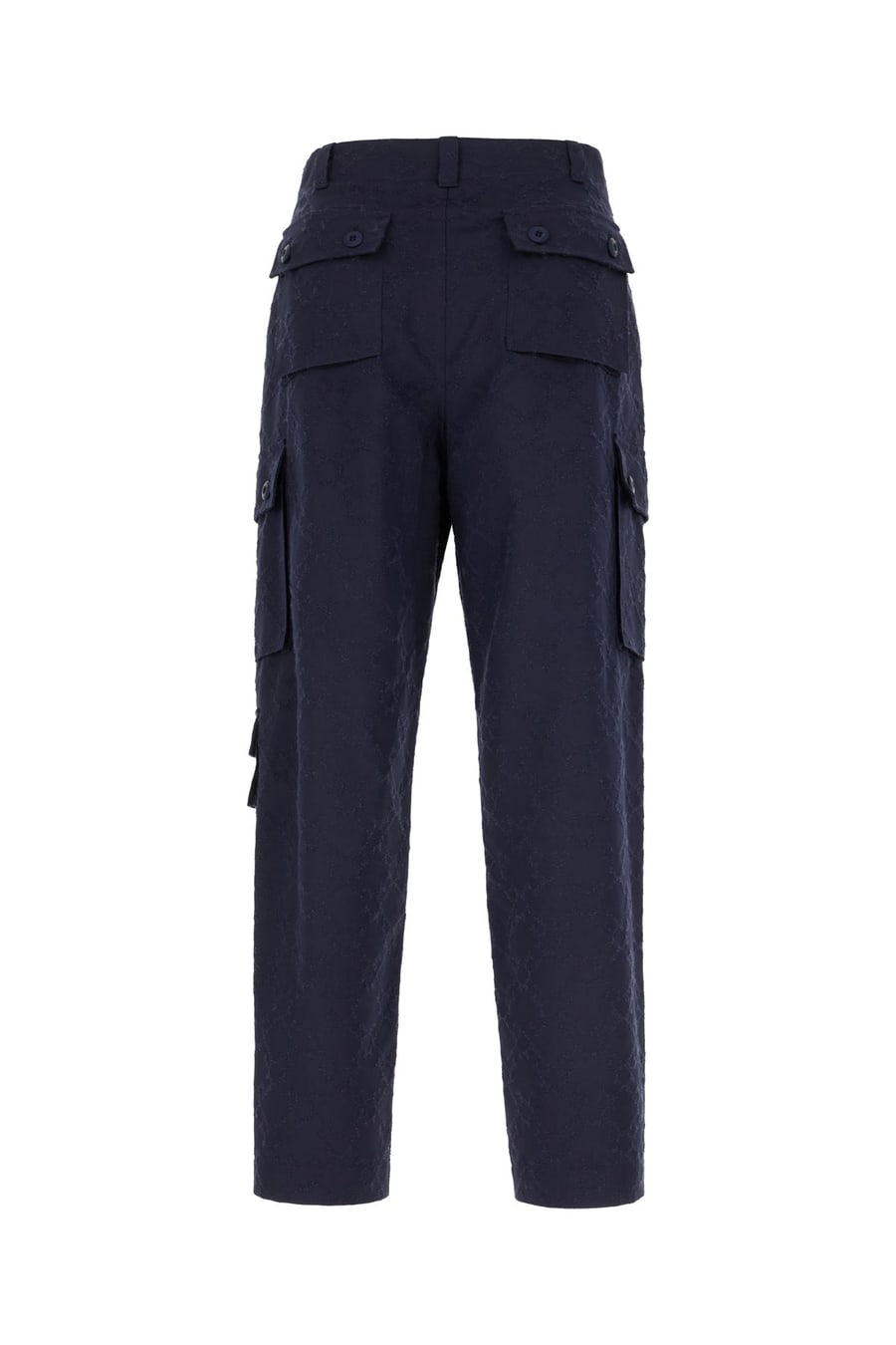 Givenchy Pantalone in cotone blu navy, view 2