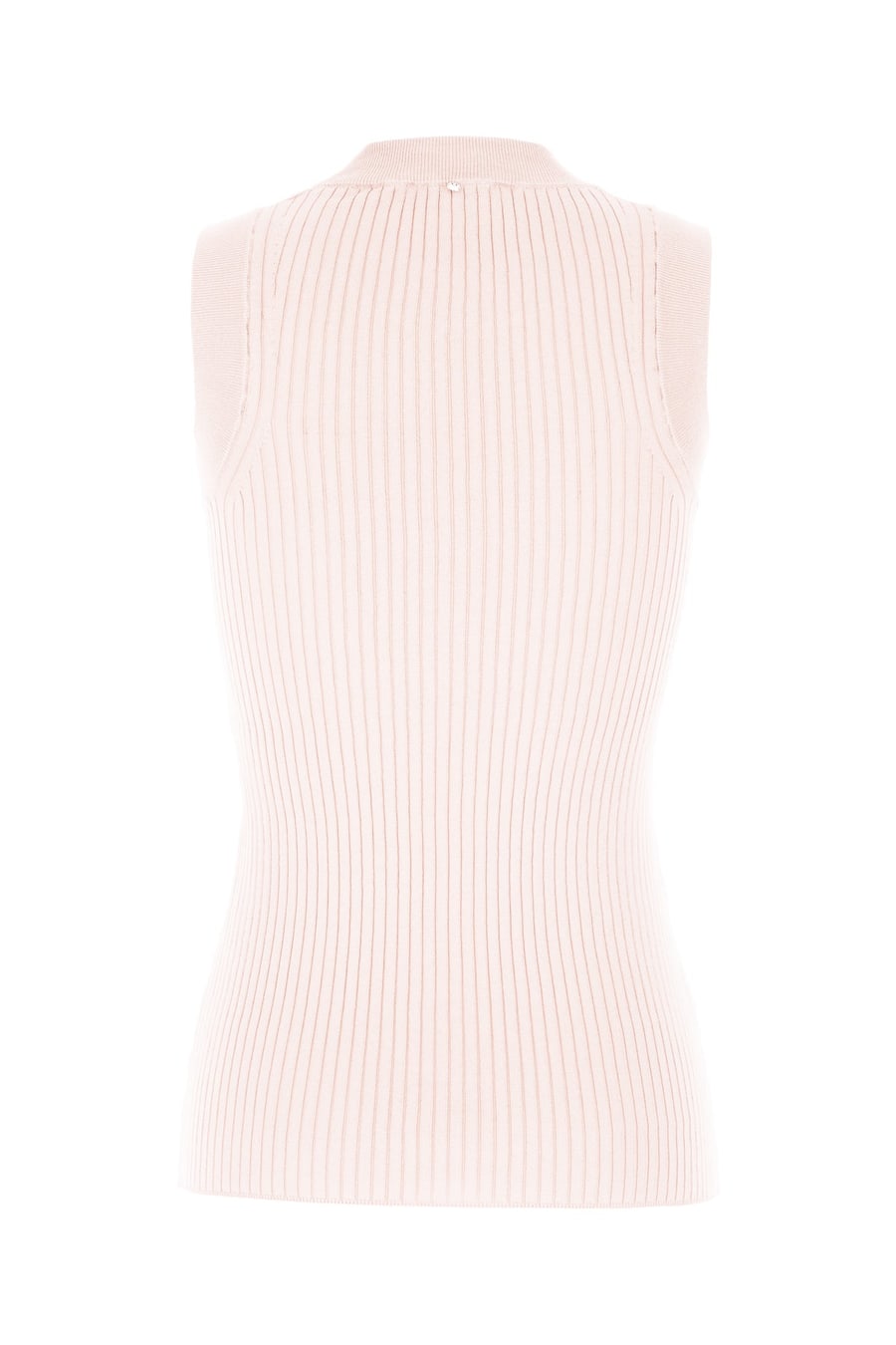 Sportmax Top in cotone rosa, view 2