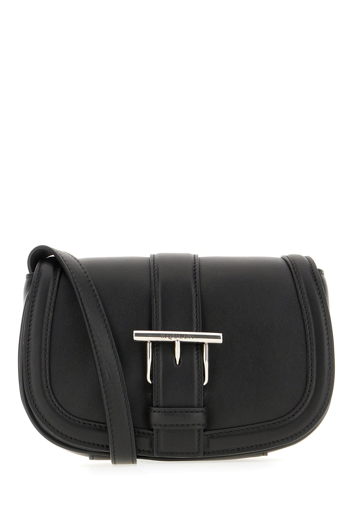 Alexander McQueen Borsa a tracolla in pelle nera