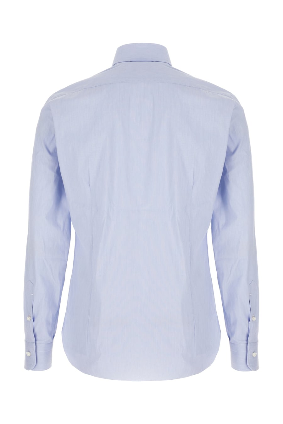BARBA Camicia in popeline azzurro, view 2