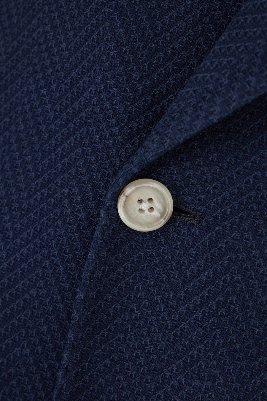 BARBA Giacca in cotone blu navy, view 3