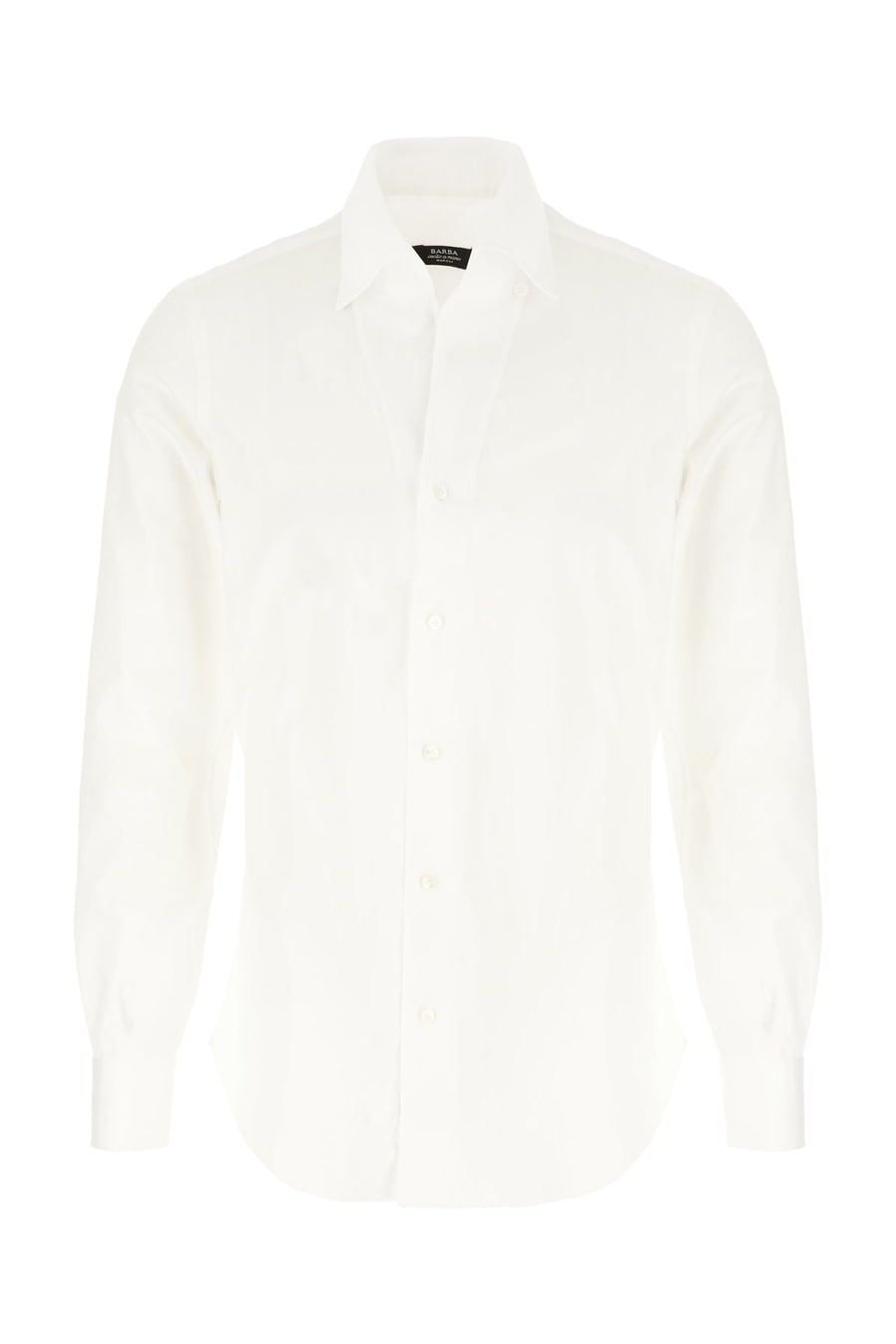 BARBA Camicia in misto cotone bianco