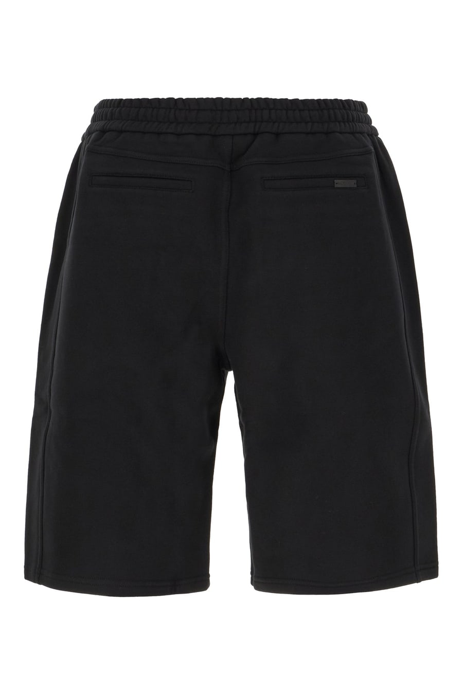 Saint Laurent Bermuda in cotone nero, view 2