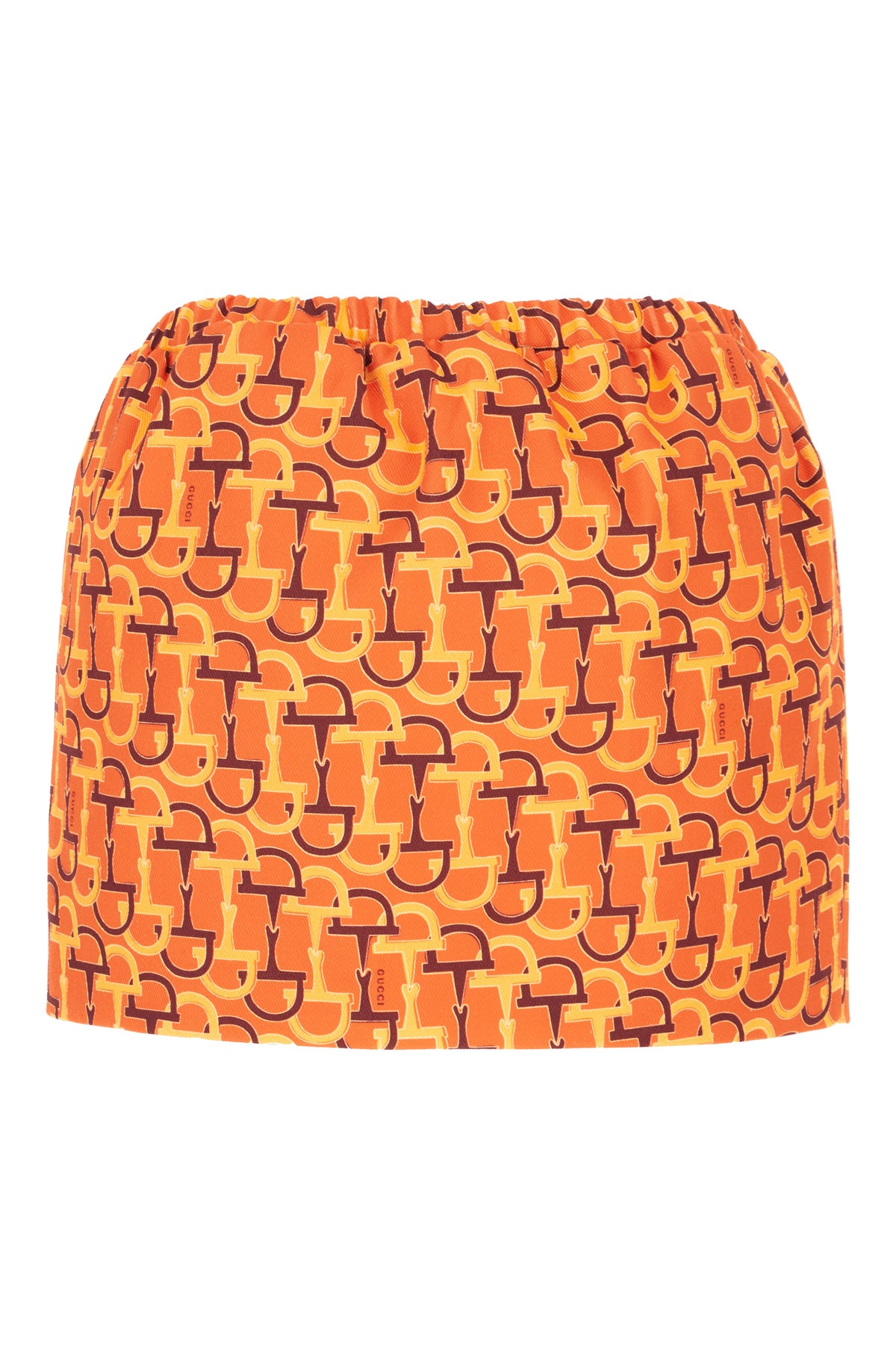 Gucci Minigonna in cotone stampato, view 2