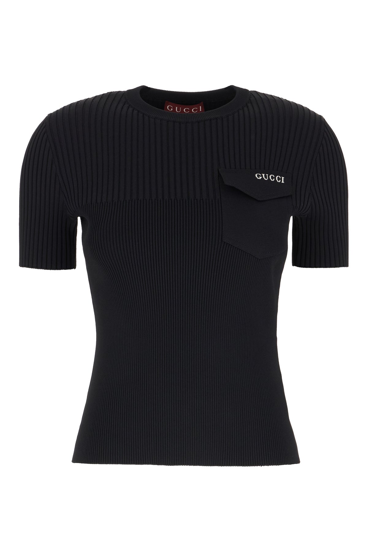 Gucci T-shirt in misto viscosa stretch nera