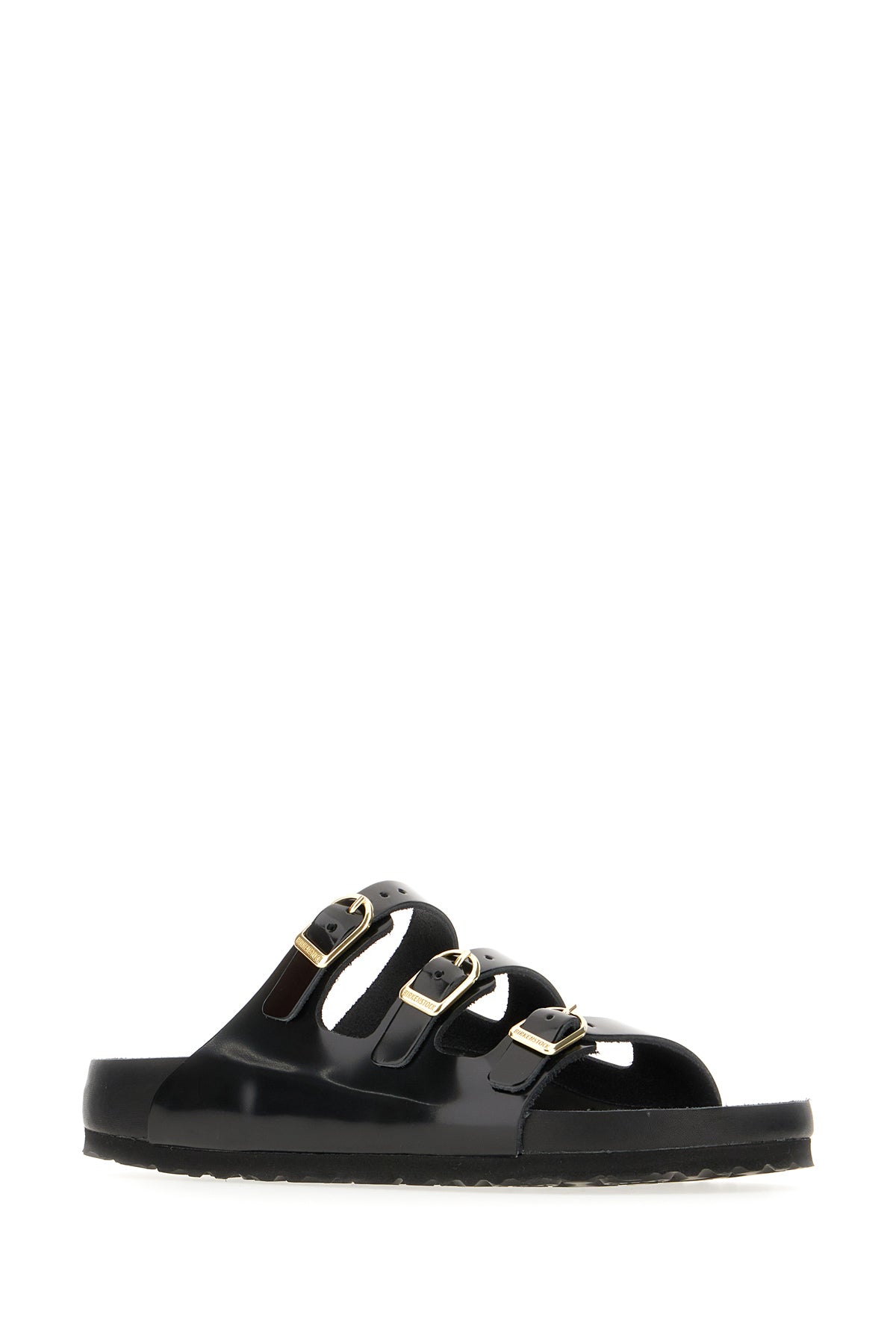 BIRKENSTOCK Sandali Florida Fresh in pelle nera, view 2