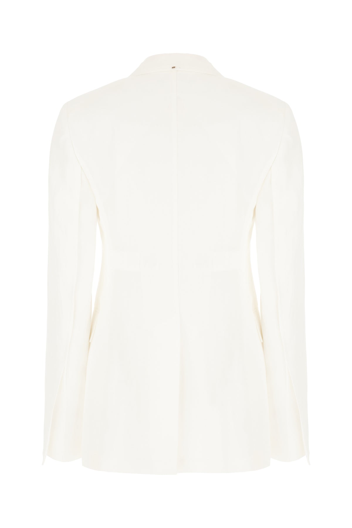 Sportmax Giacca in misto viscosa bianco, view 2
