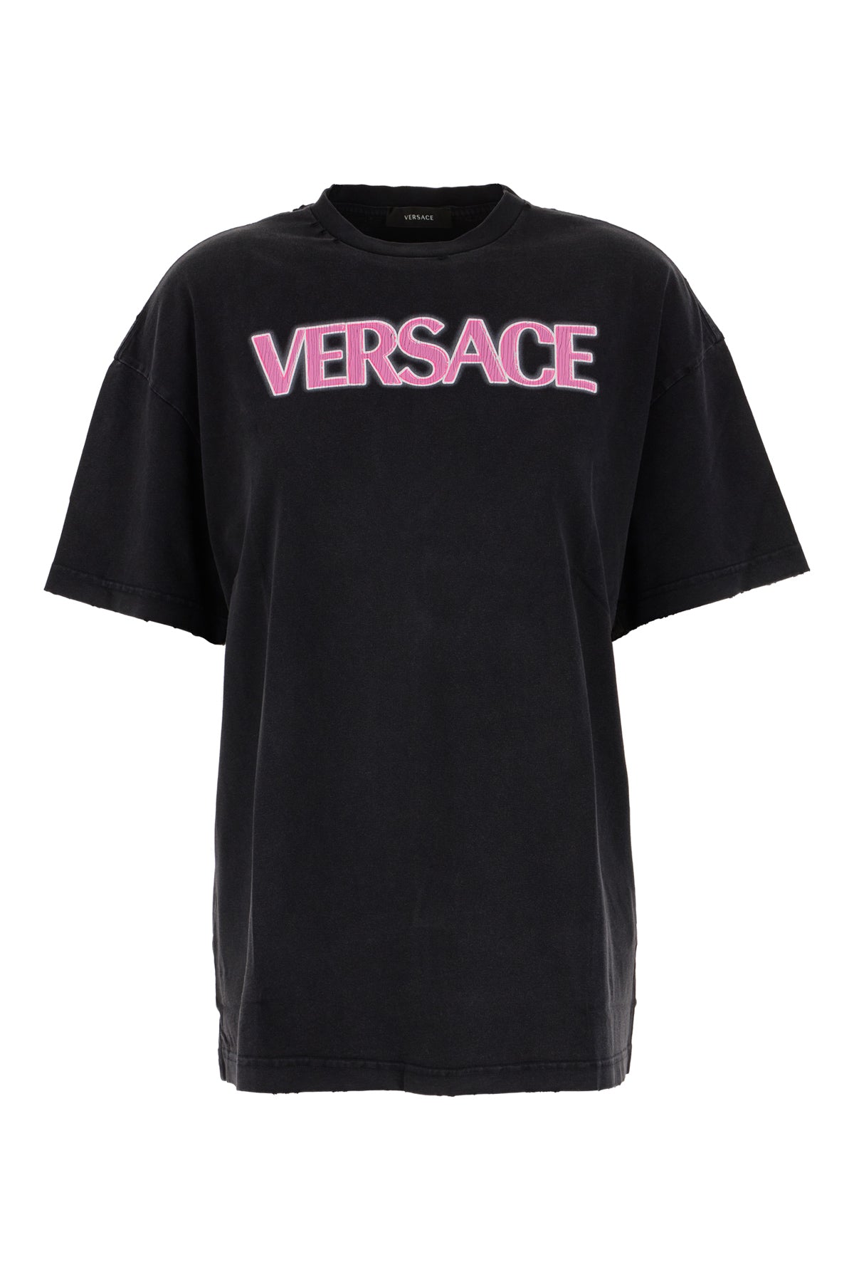 Versace T-shirt in cotone nero