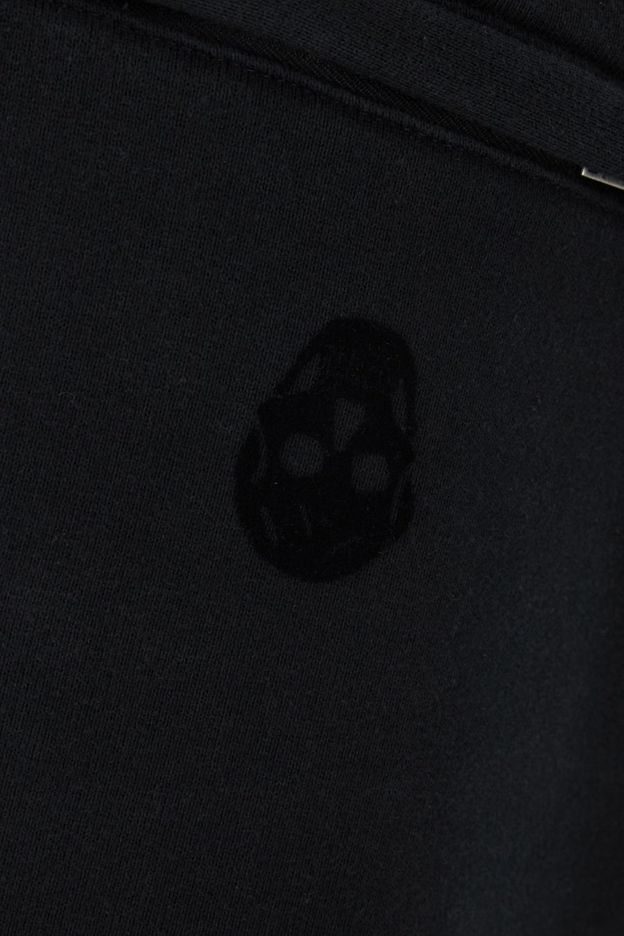 Alexander McQueen Pantalone jogging in cotone nero, view 3