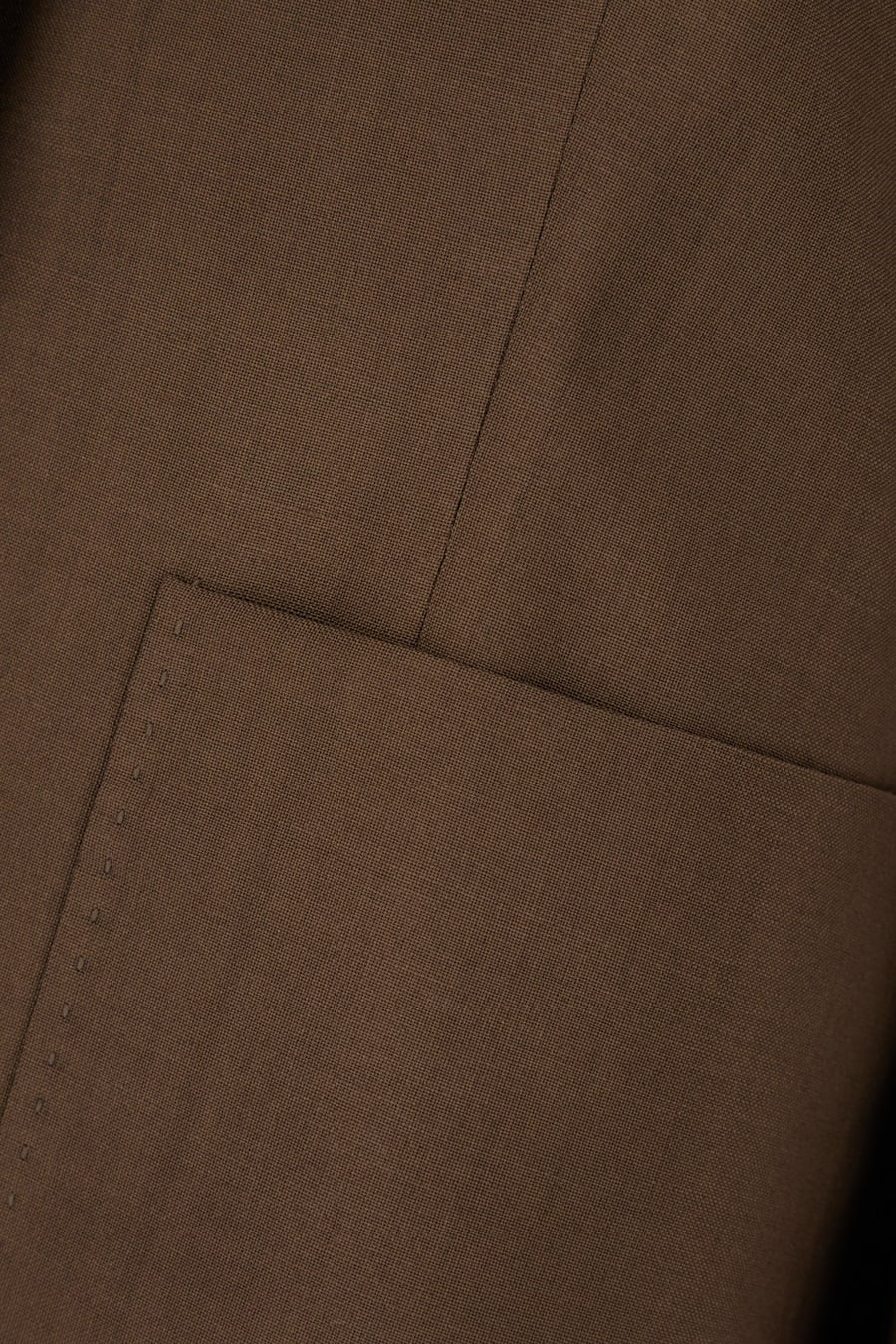 Fendi Giacca in lana marrone, view 3