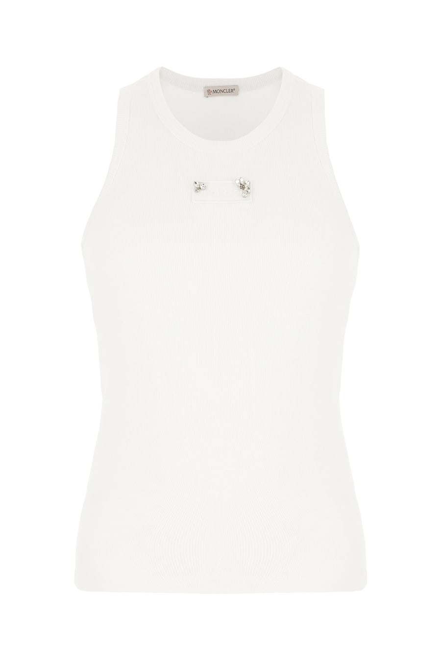 Moncler Top in cotone bianco