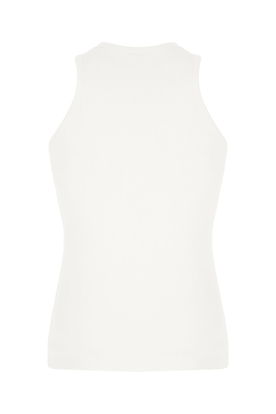 Moncler Top in cotone bianco, view 2