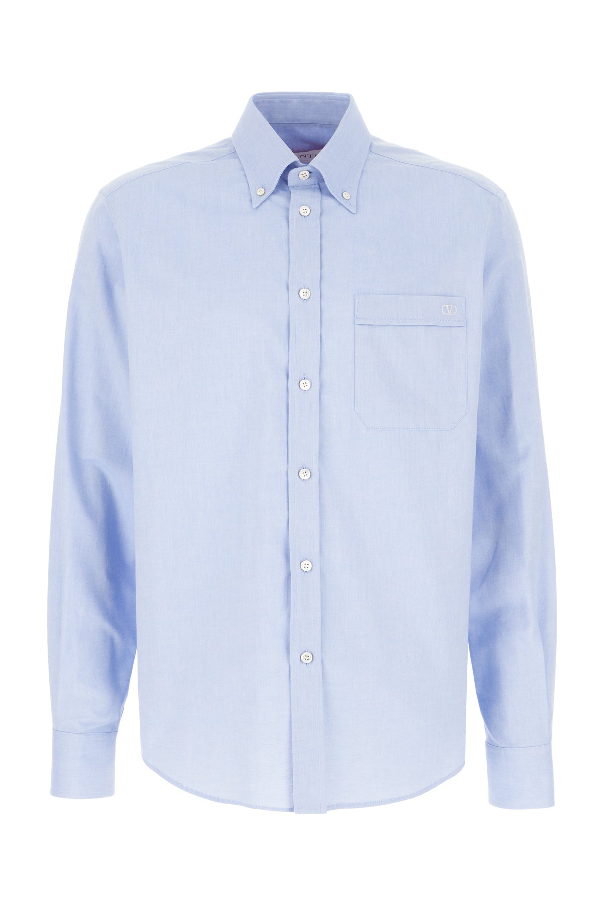 Valentino Garavani Camicia in oxford azzurro