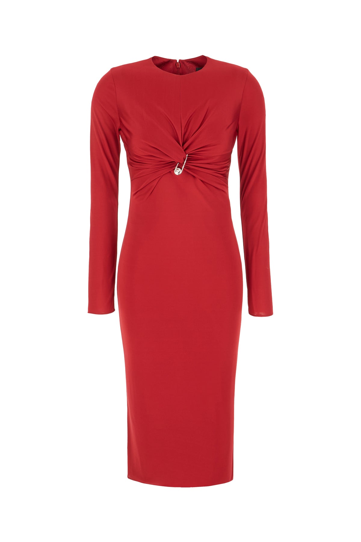 Versace Abito in viscosa rossa