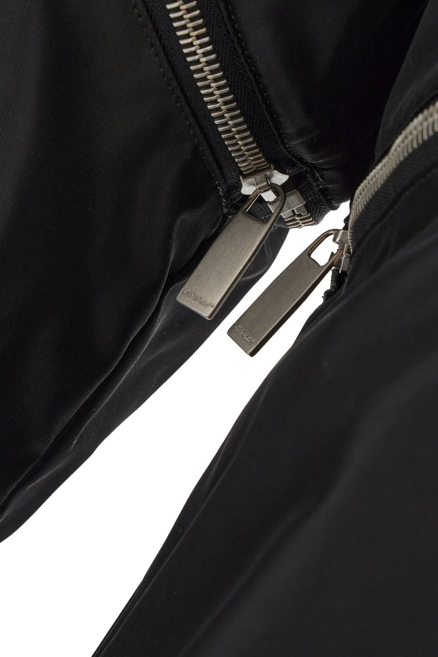 Off-White Pantalone in nylon nero, view 3