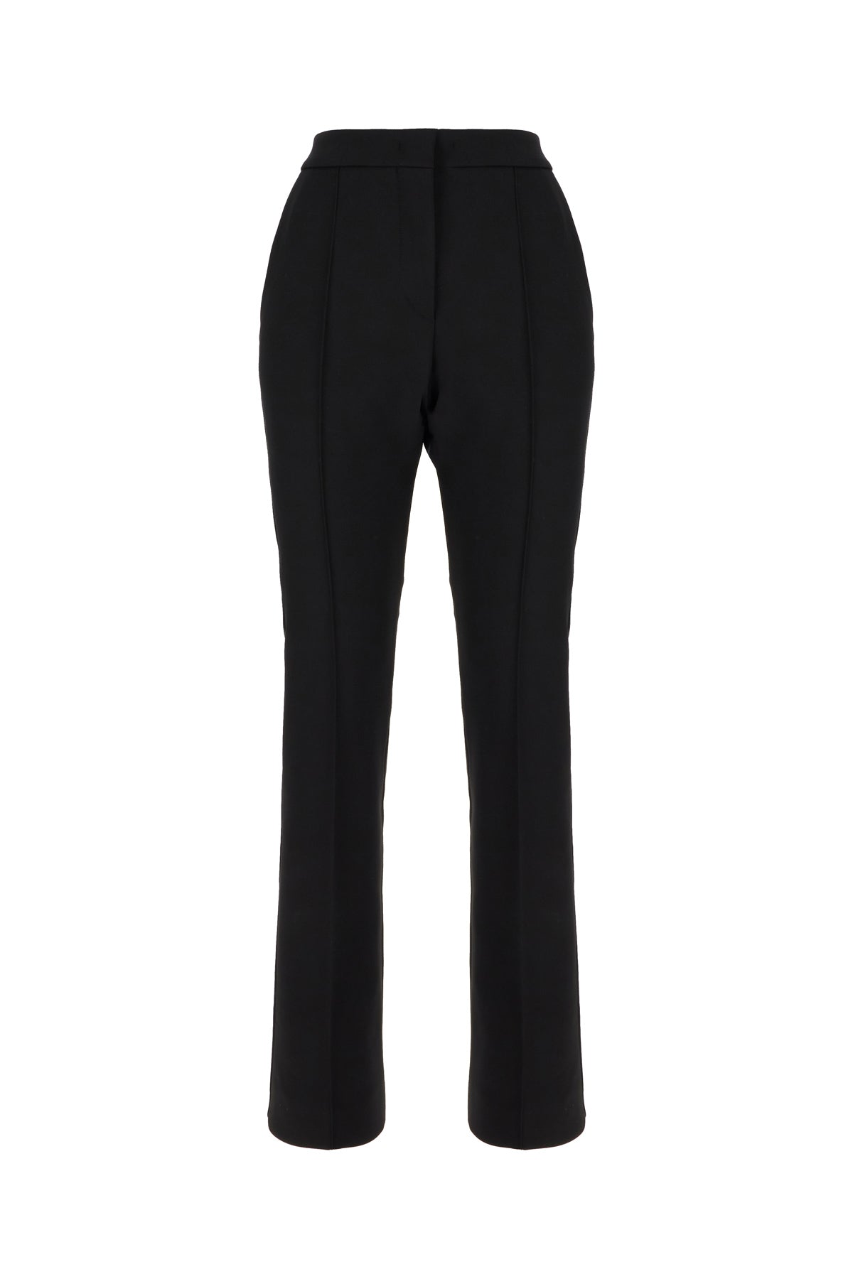 Sportmax Pantalone in misto nylon nero