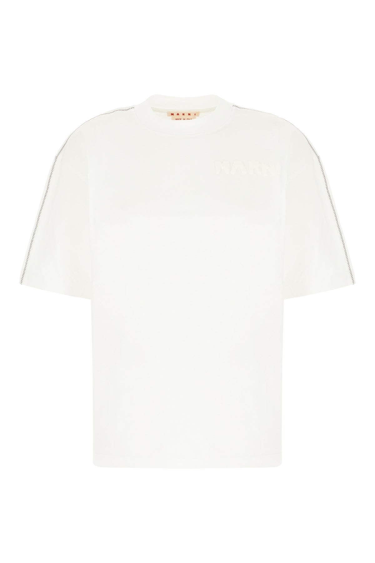 Marni T-shirt oversize in cotone bianco