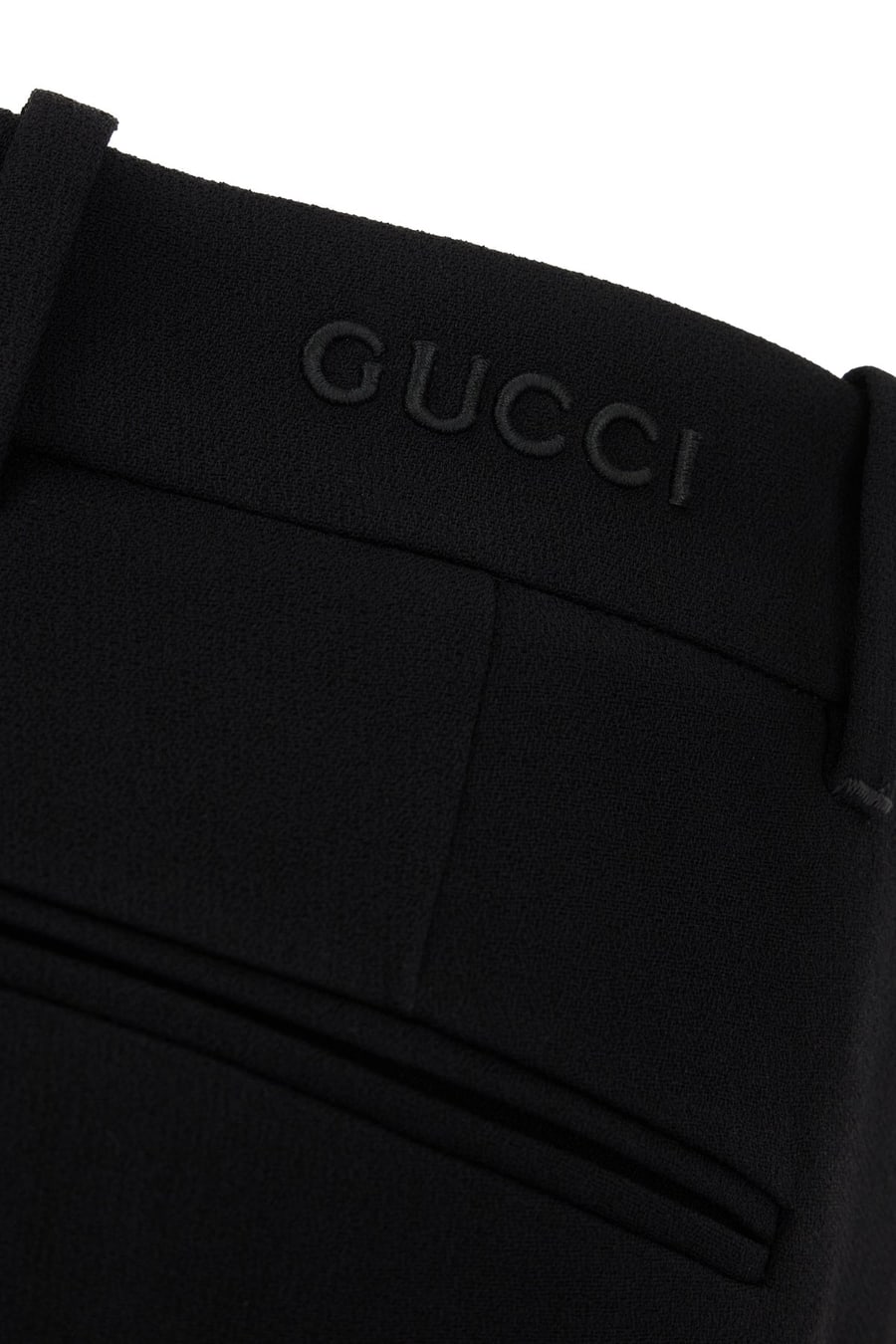 Gucci Pantalone in viscosa nera, view 3
