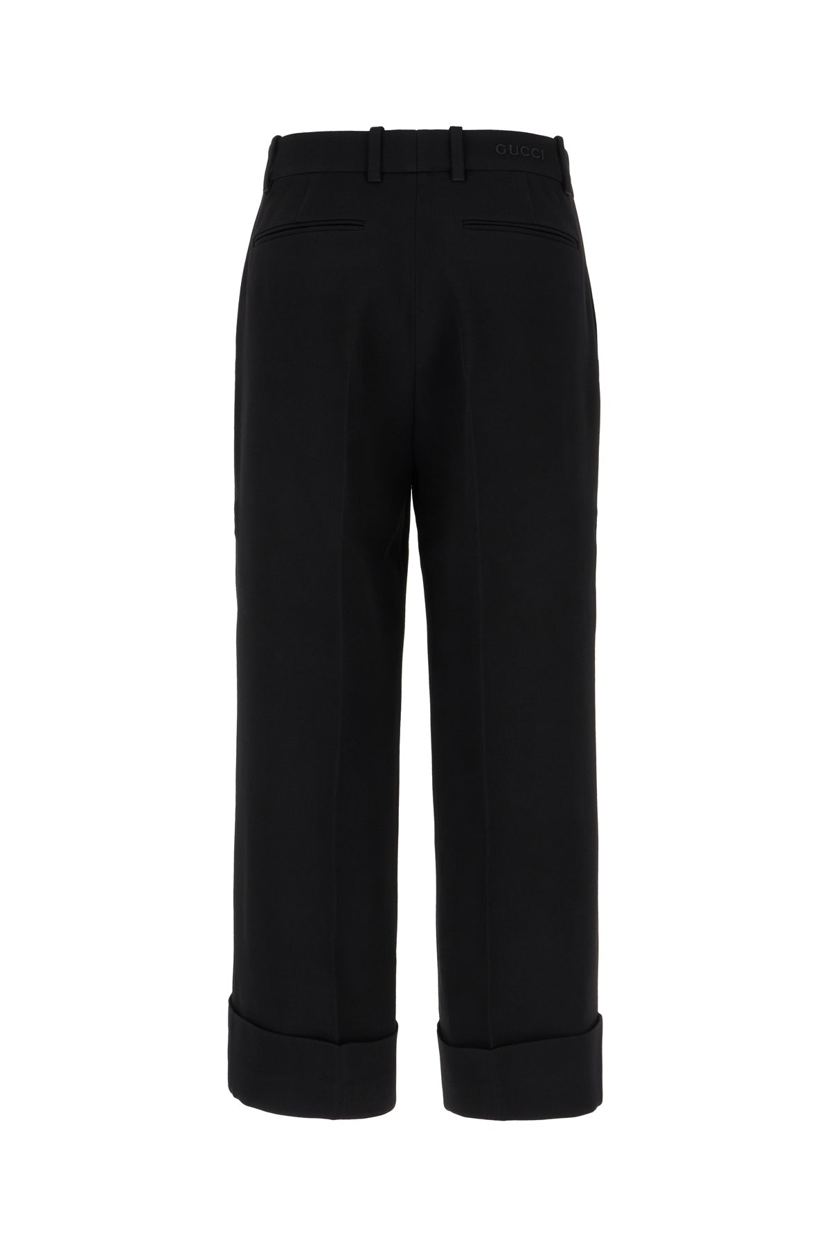 Gucci Pantalone in viscosa nera, view 2