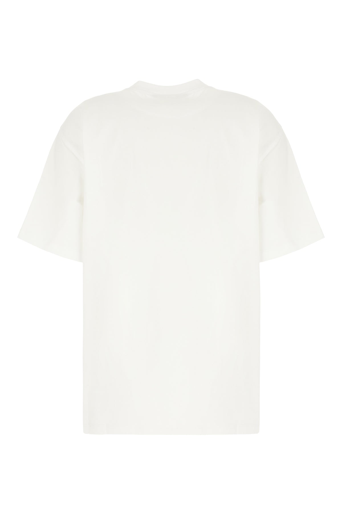 Ganni T-shirt in cotone bianco, view 2