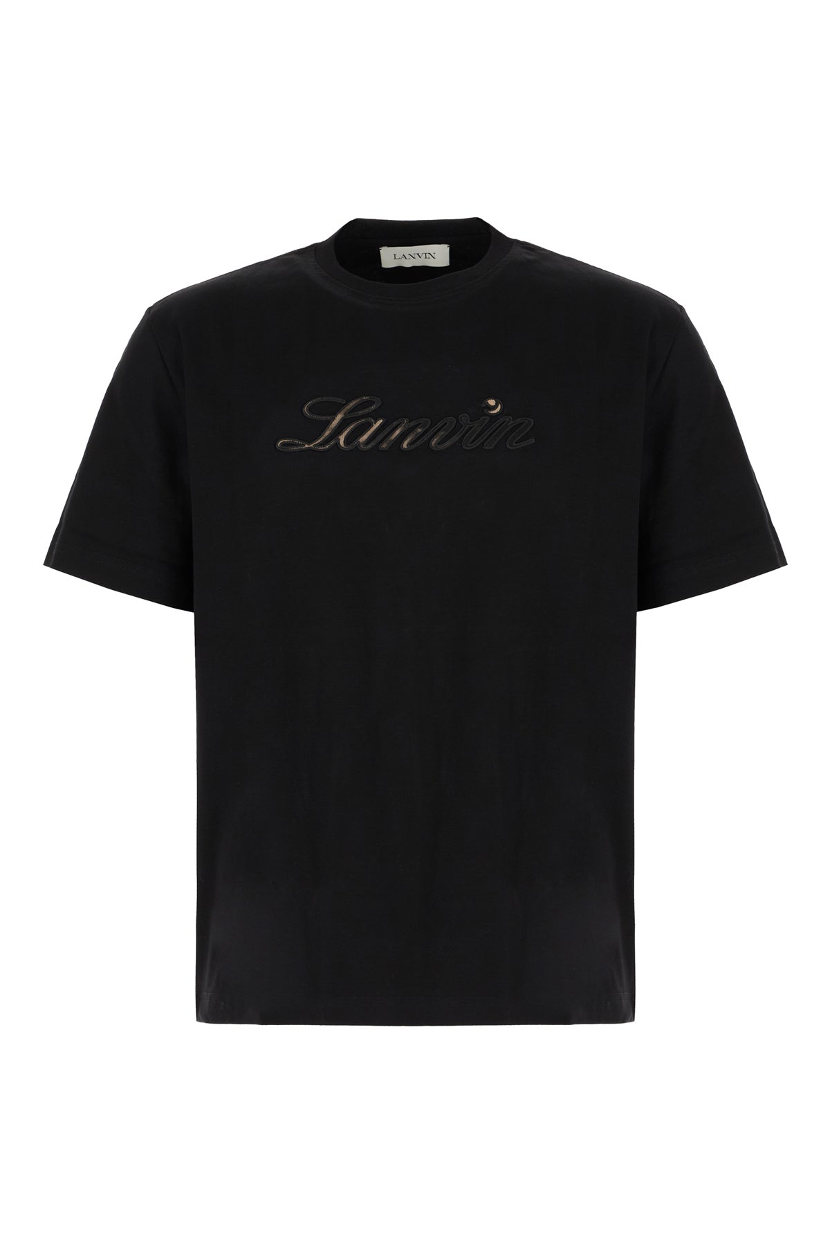 LANVIN T-shirt in cotone nero