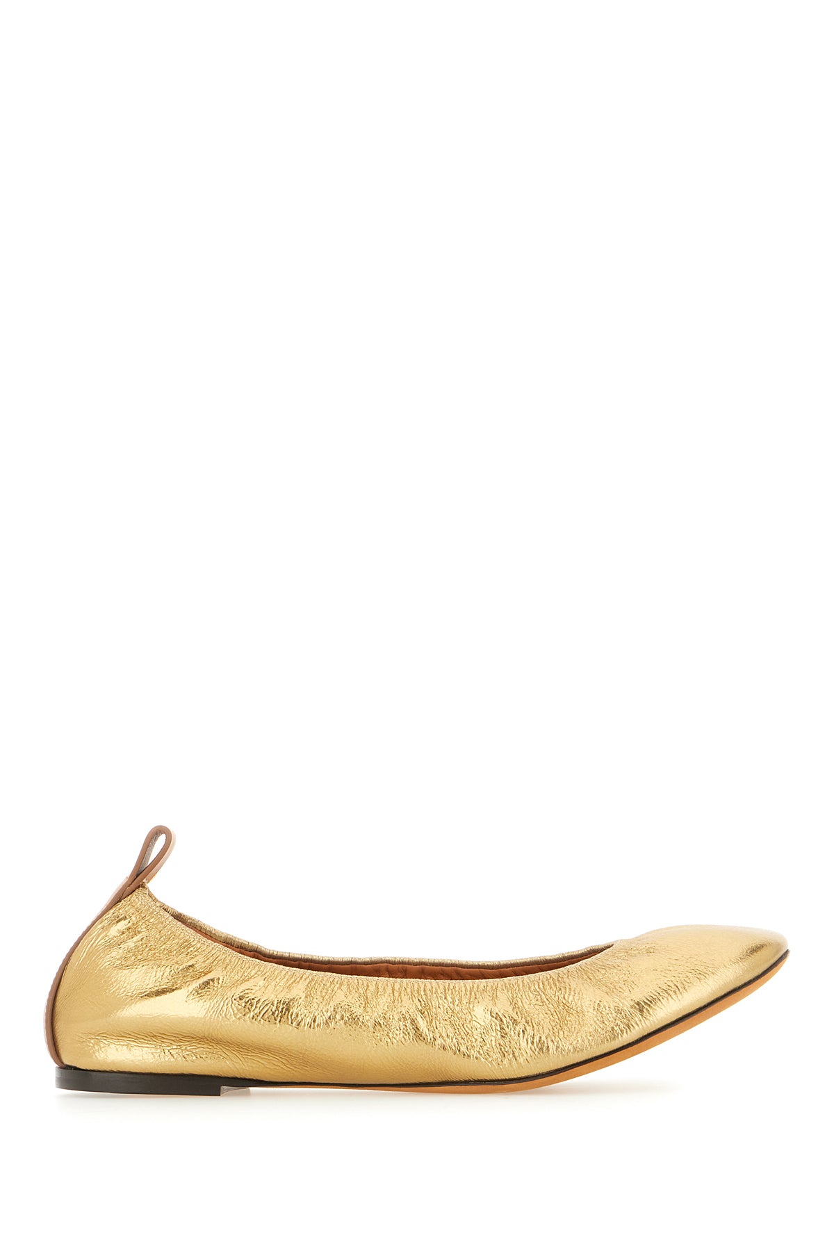 LANVIN Ballerine in nappa oro