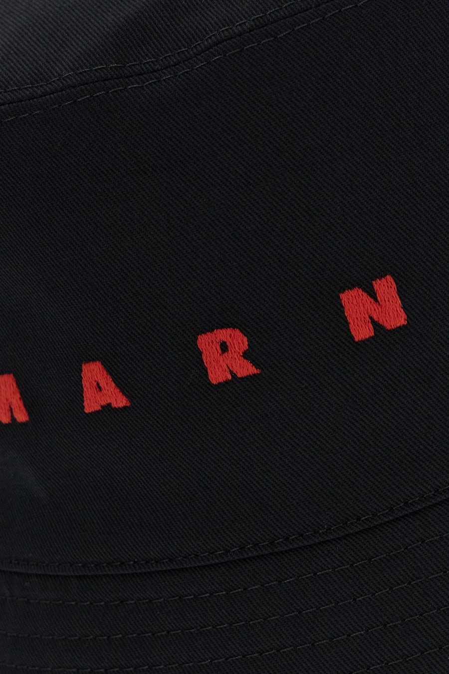 Marni Cappello in cotone nero, view 4