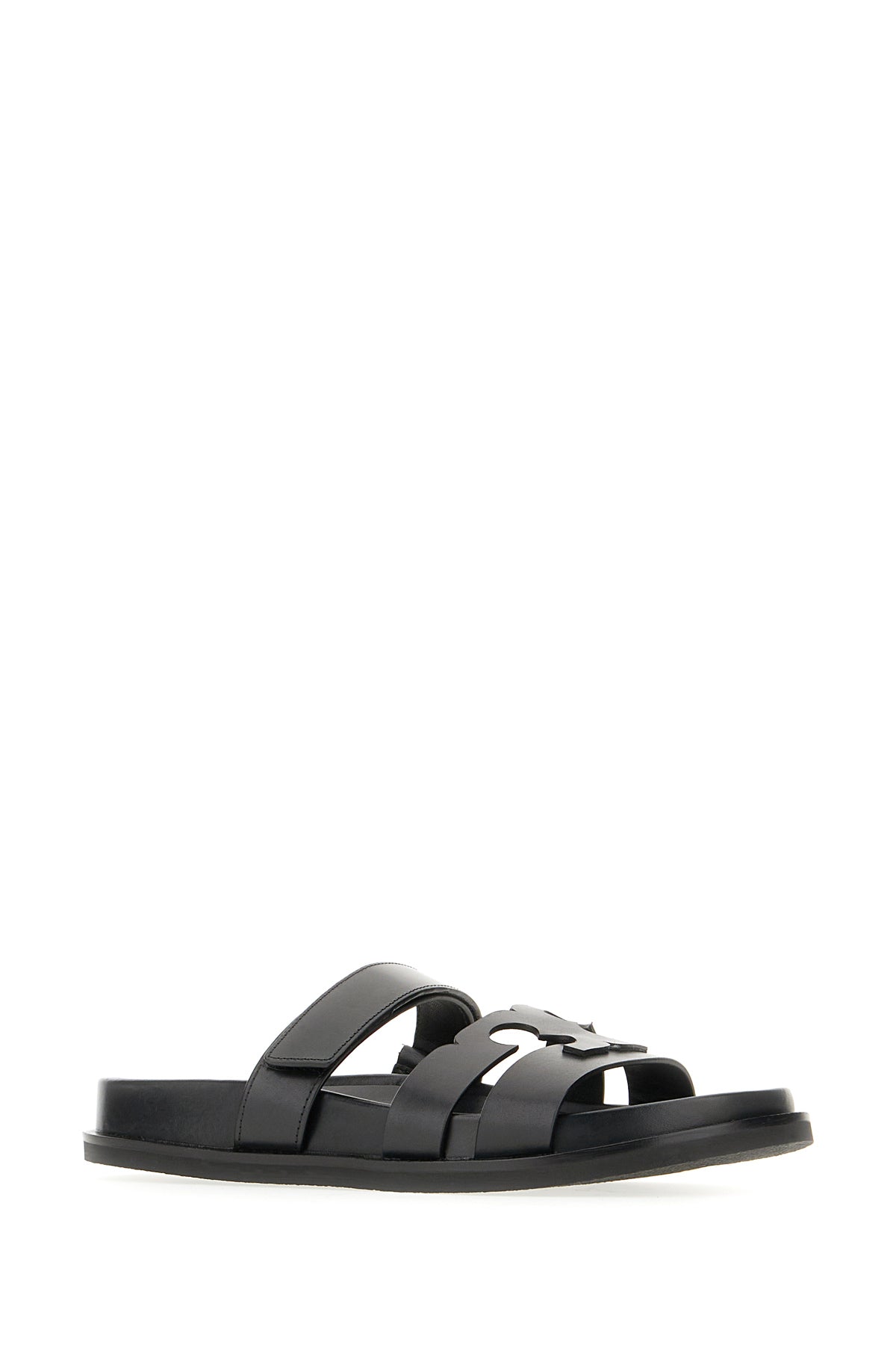 Tory Burch Sandali Ines in pelle nera, view 2