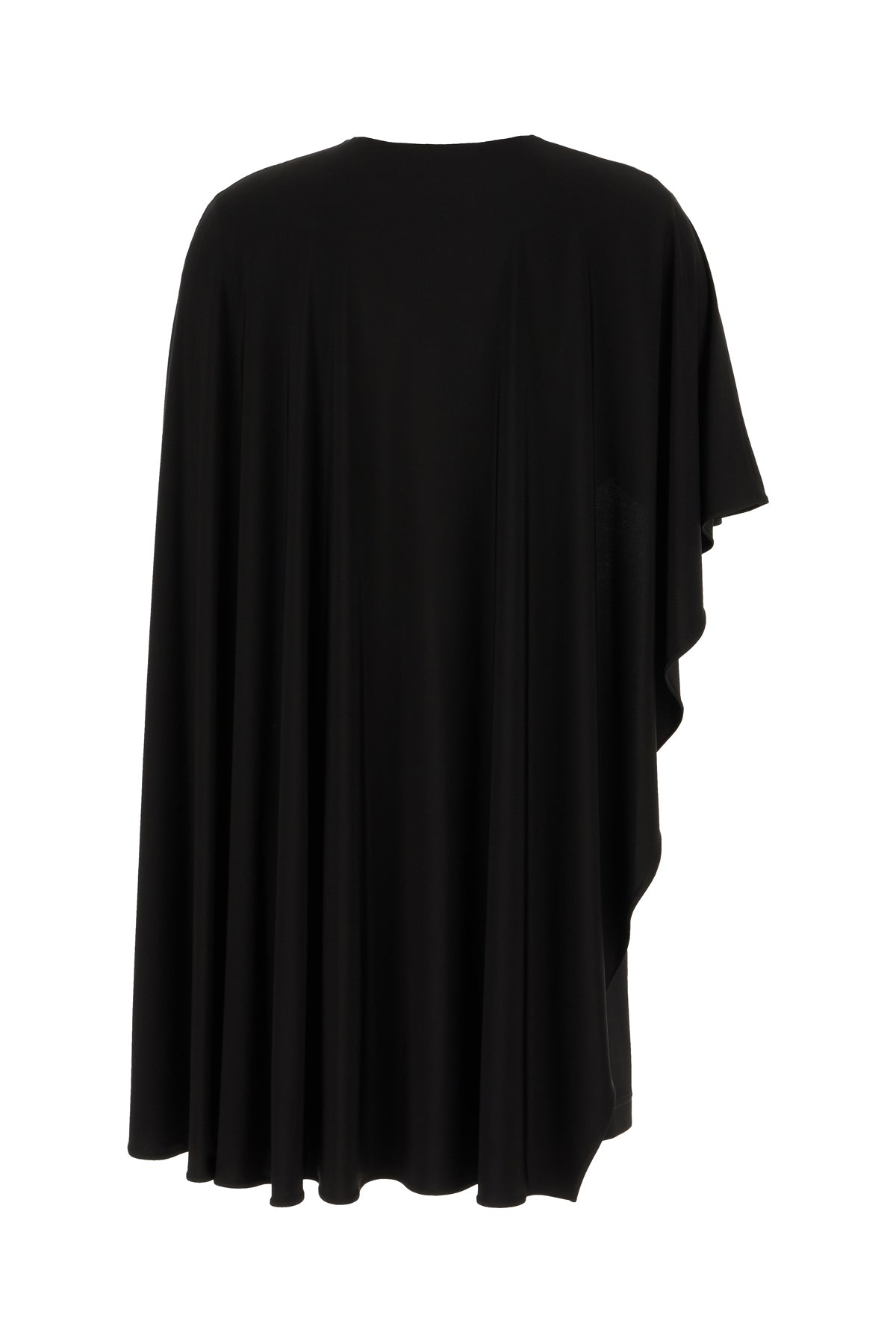 Stella McCartney Mini abito in viscosa stretch nera, view 2